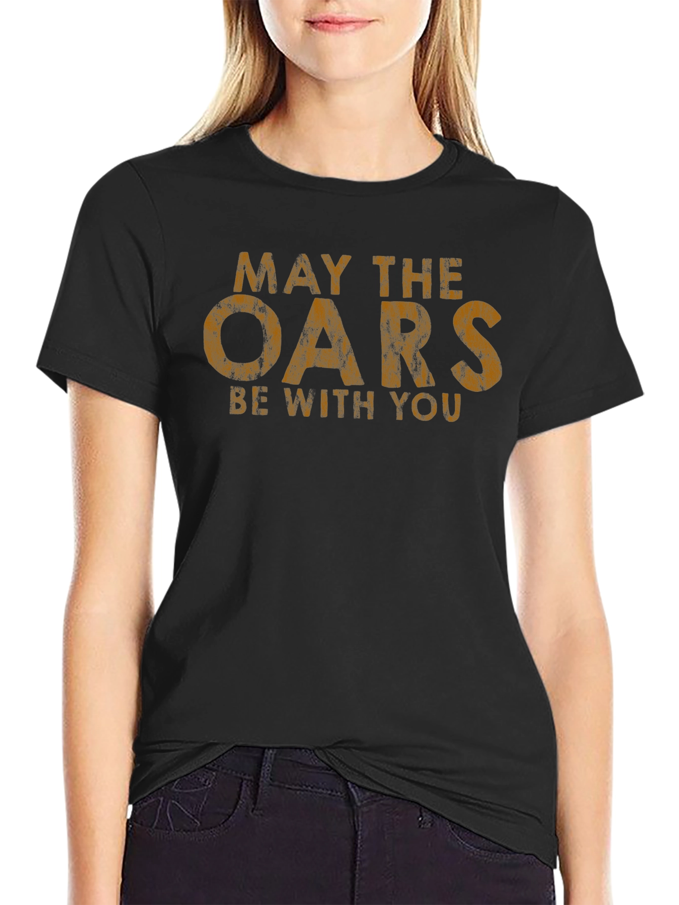 May The Oars Be With You Funny Rowing T-Shirt