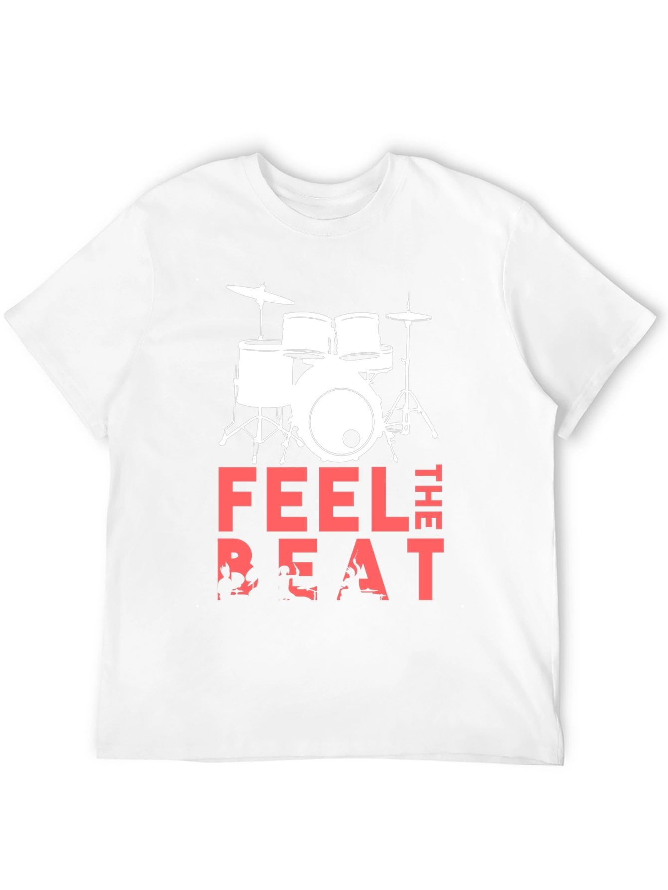 Feel the Beat Drum Kit Graphic T-Shirt