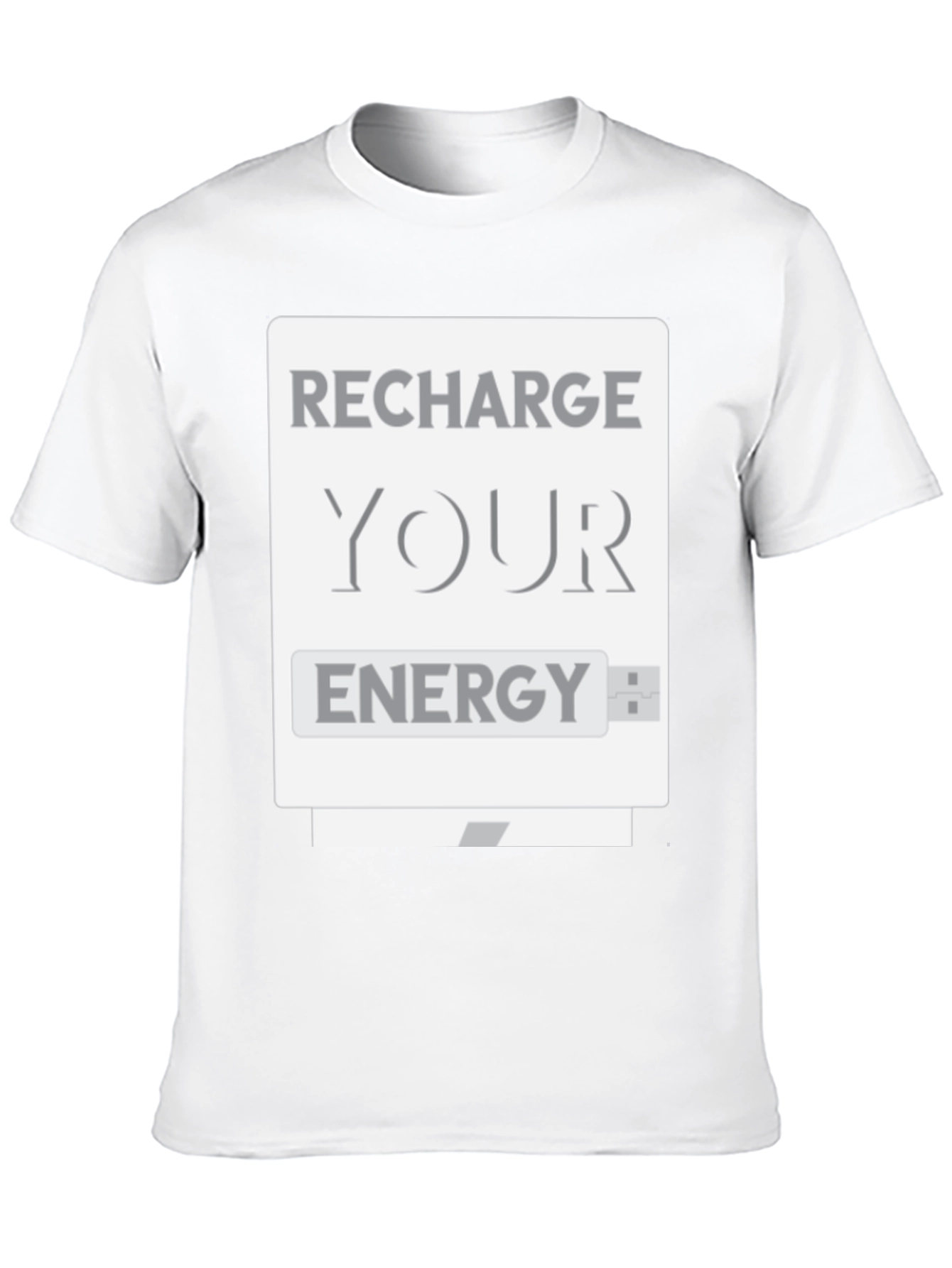Recharge Your Energy T-Shirt - USB Design