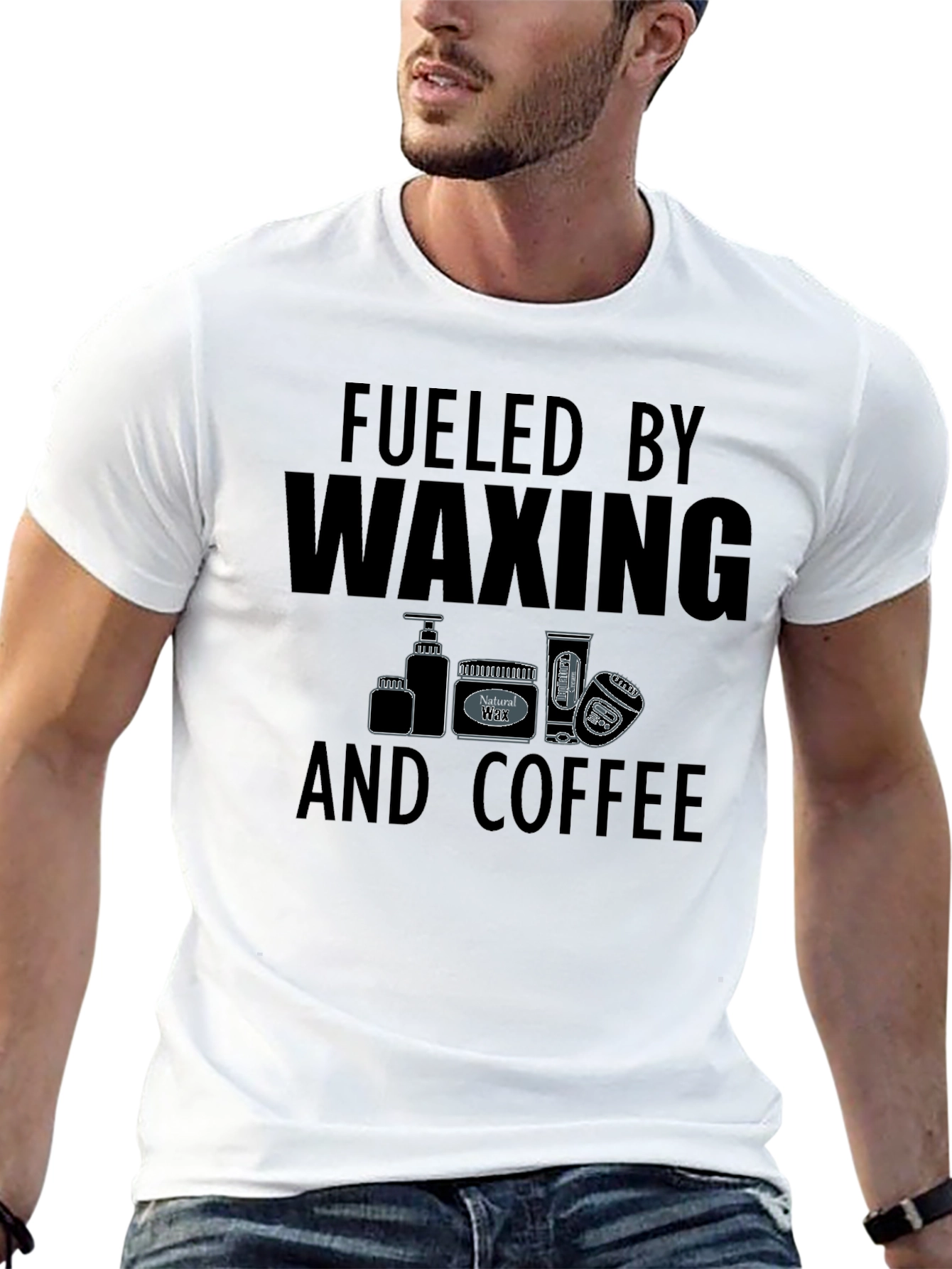 Fueled By Waxing And Coffee T-Shirt
