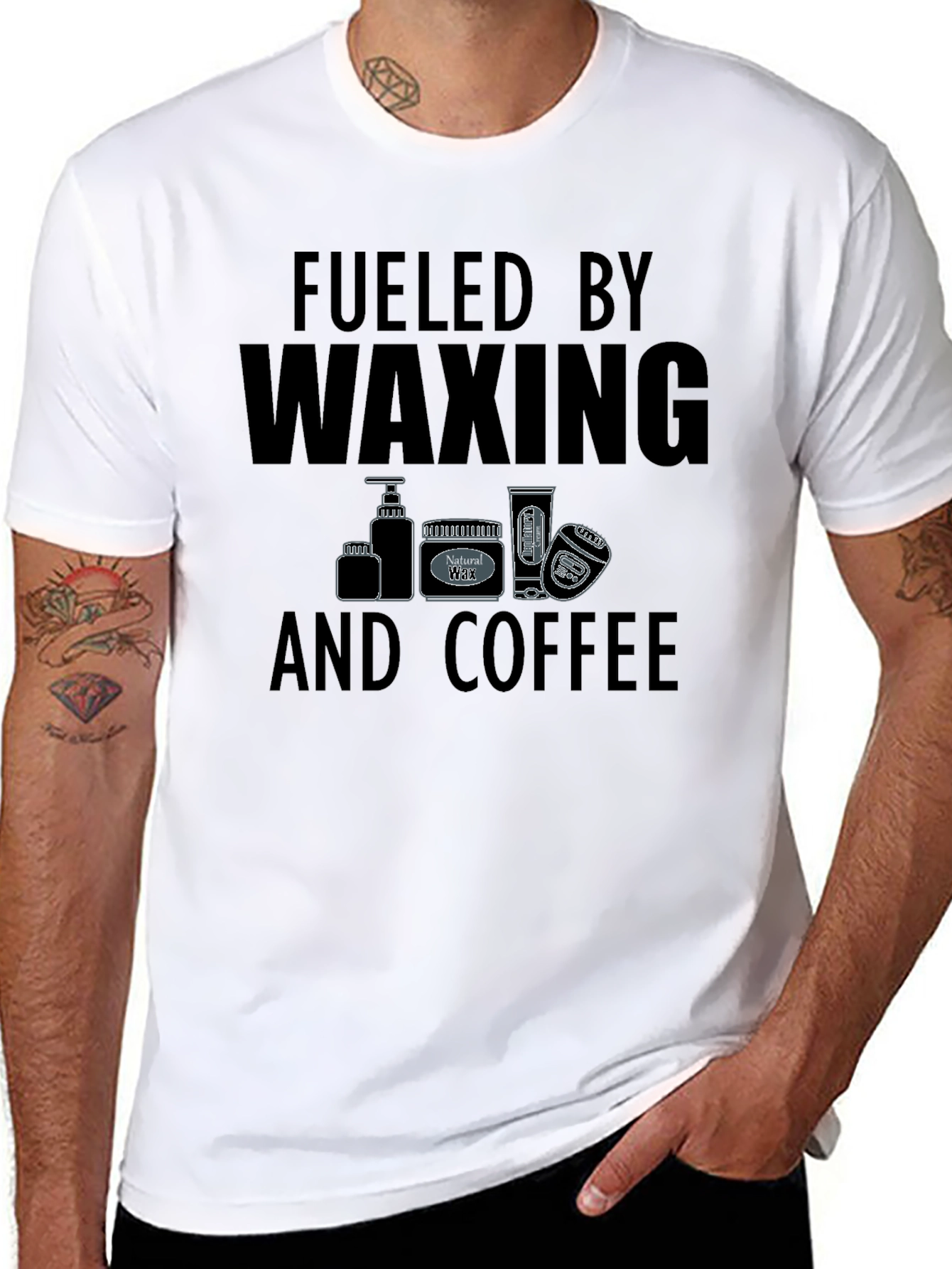 Fueled By Waxing And Coffee T-Shirt