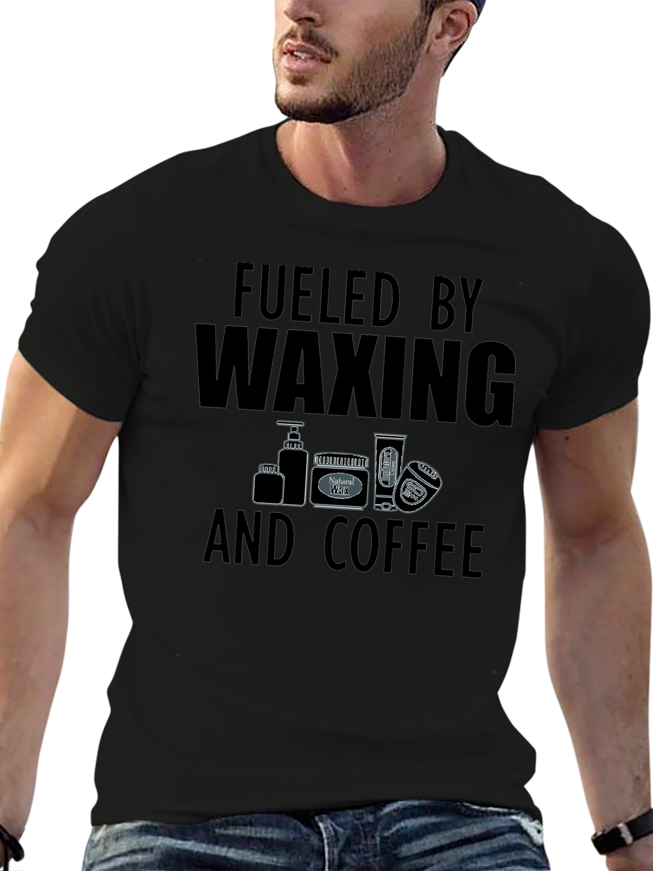 Fueled By Waxing And Coffee T-Shirt