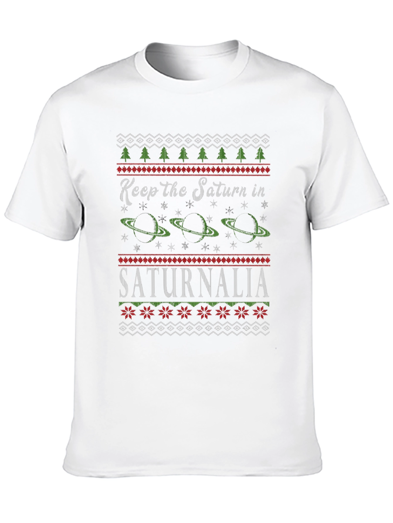 Saturnalia Ugly Christmas Sweater T-Shirt