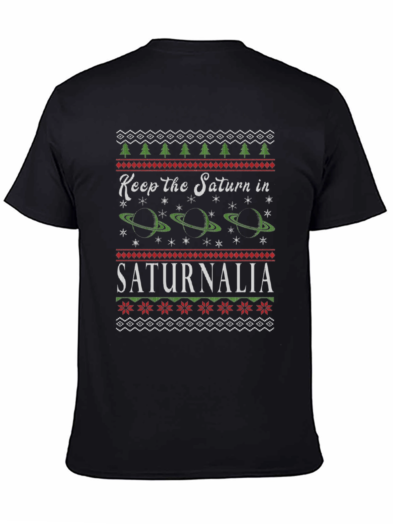 Saturnalia Ugly Christmas Sweater T-Shirt