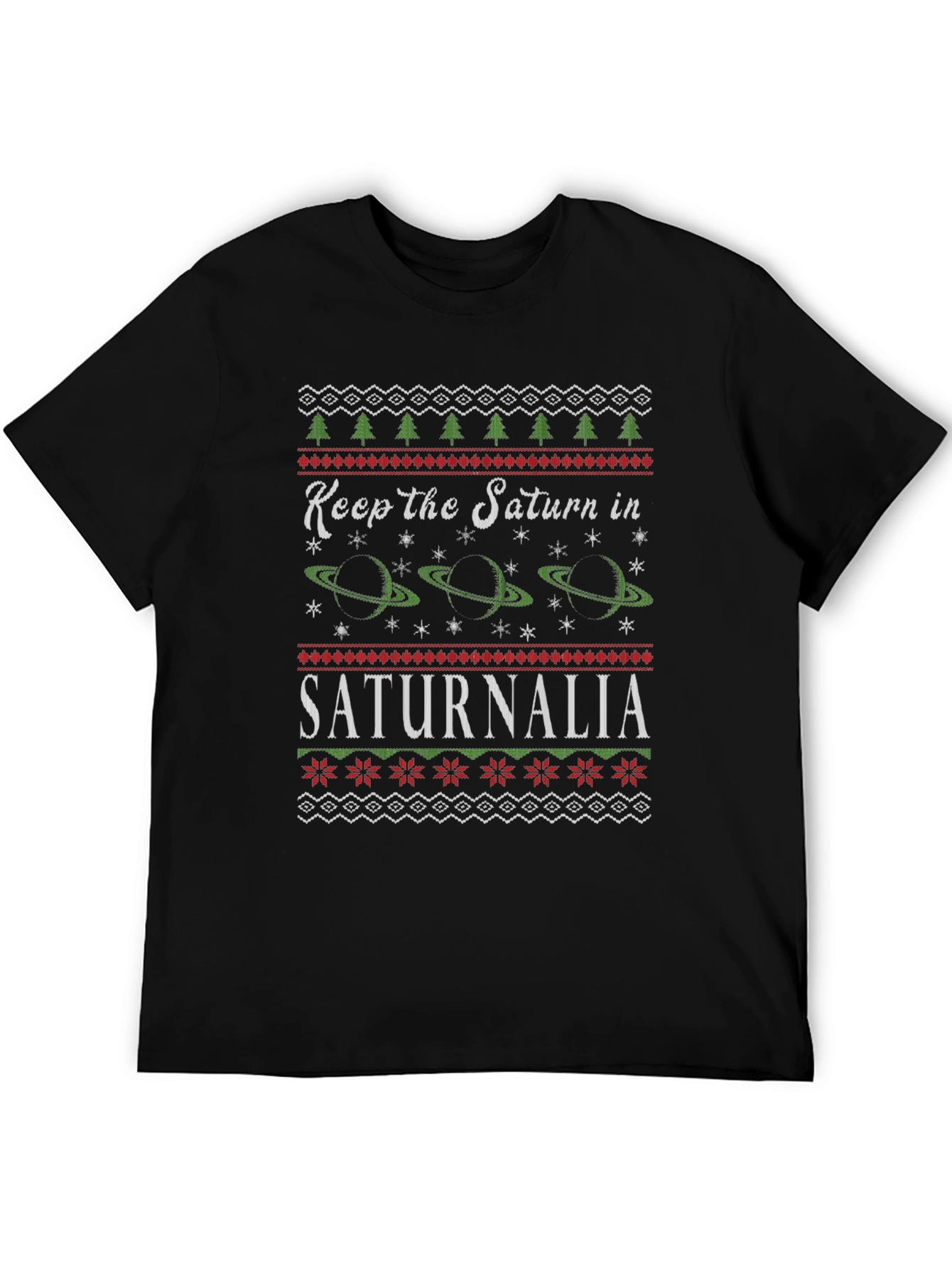 Saturnalia Ugly Christmas Sweater T-Shirt