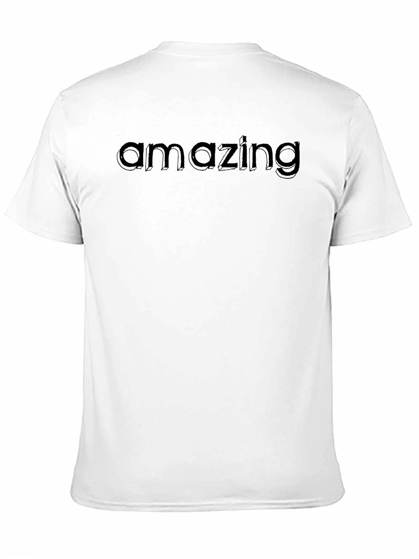 Amazing Graphic Print Crew Neck T-Shirt