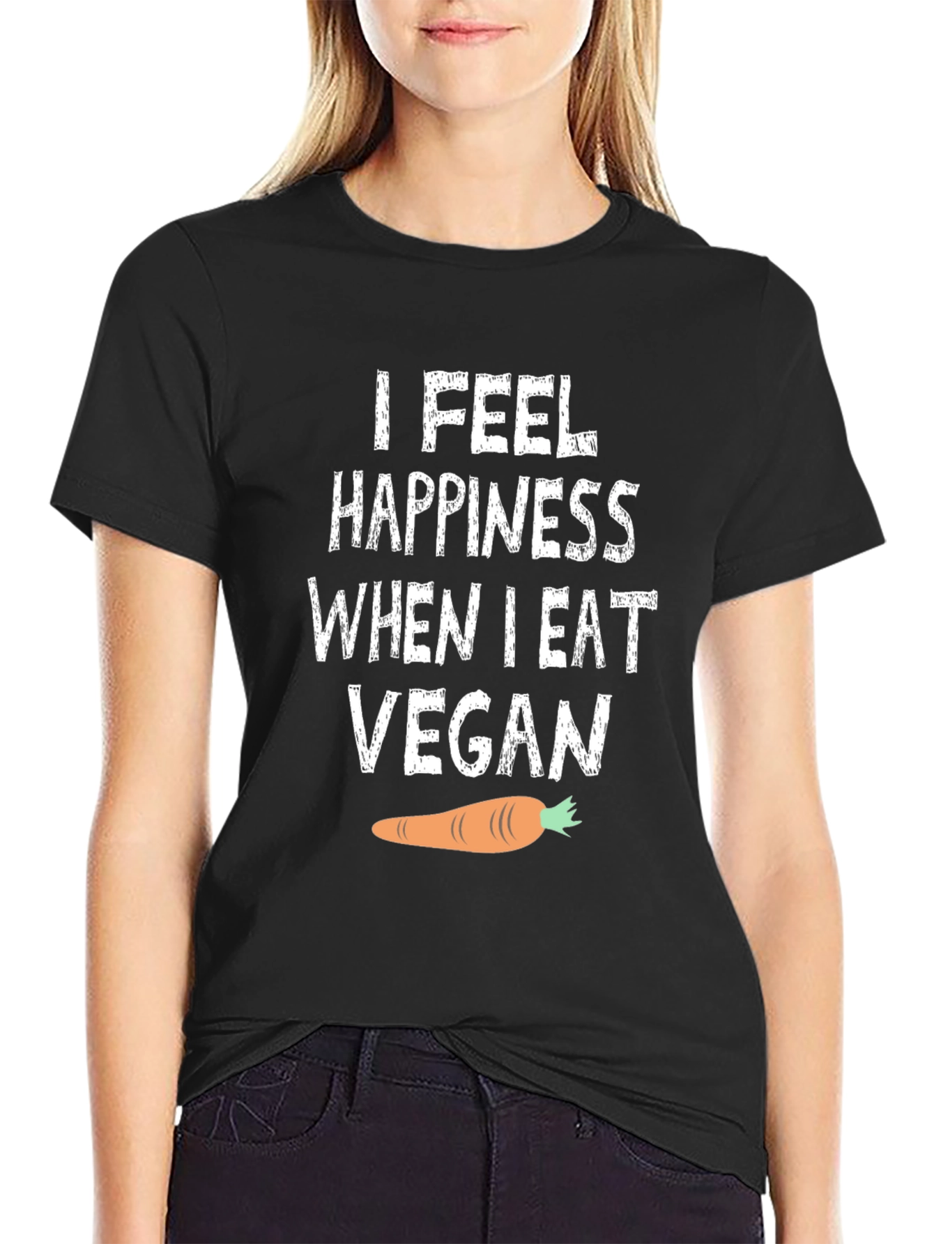Vegan Happiness T-Shirt - Soft Cotton Tee