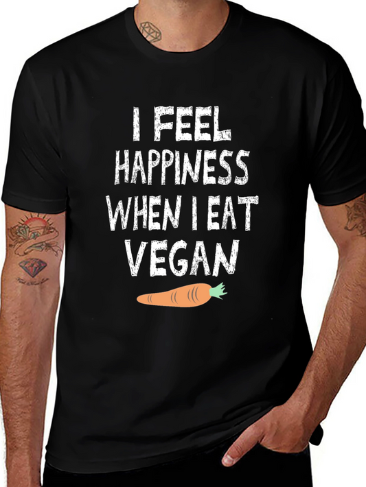 Vegan Happiness T-Shirt - Soft Cotton Tee