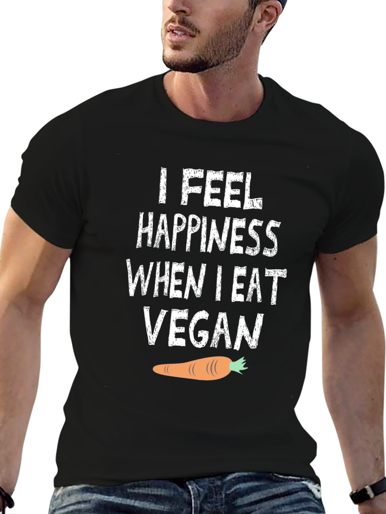 Vegan Happiness T-Shirt - Soft Cotton Tee