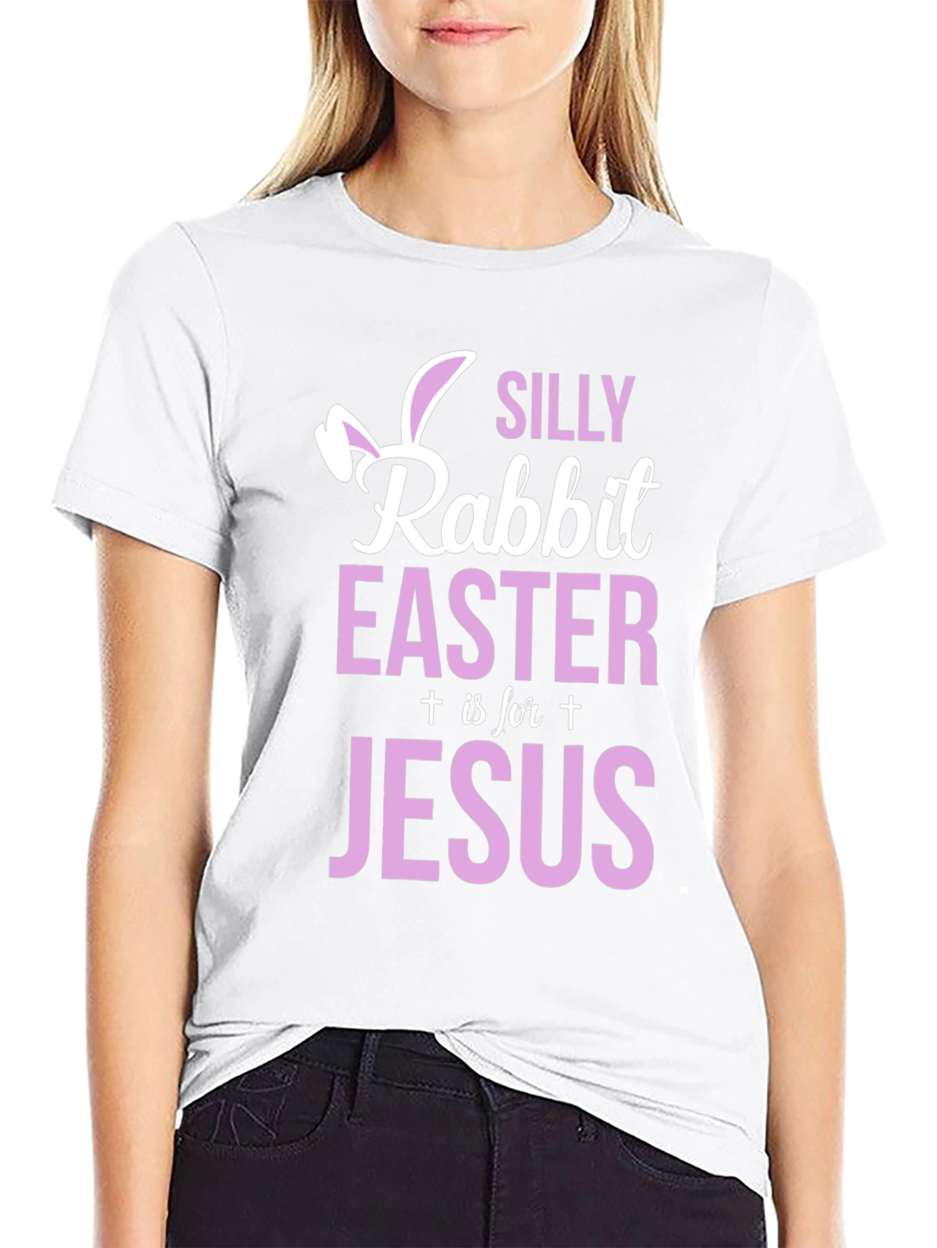 Silly Rabbit Easter is for Jesus T-Shirt
