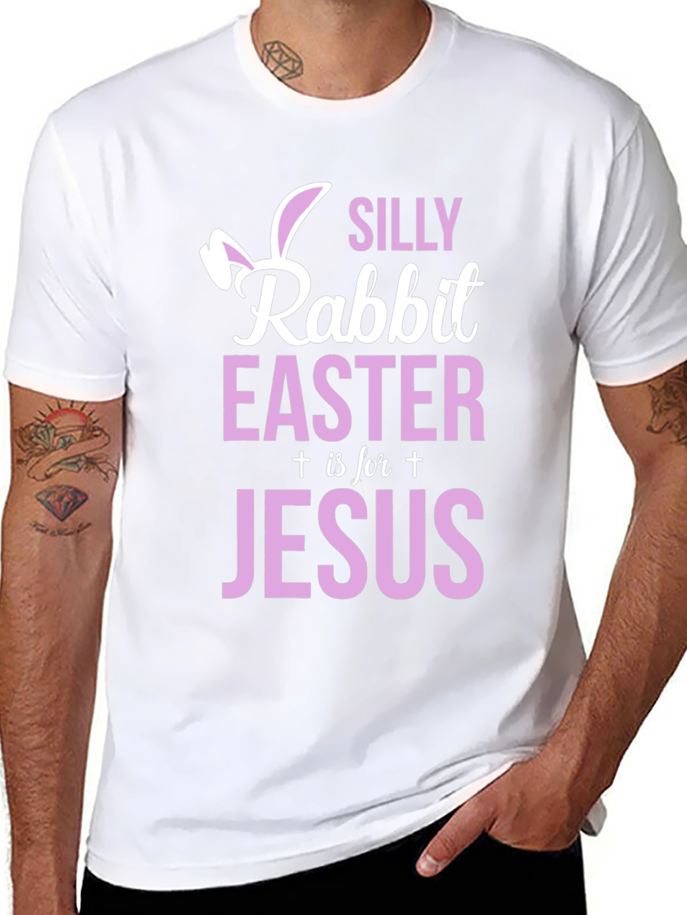 Silly Rabbit Easter is for Jesus T-Shirt
