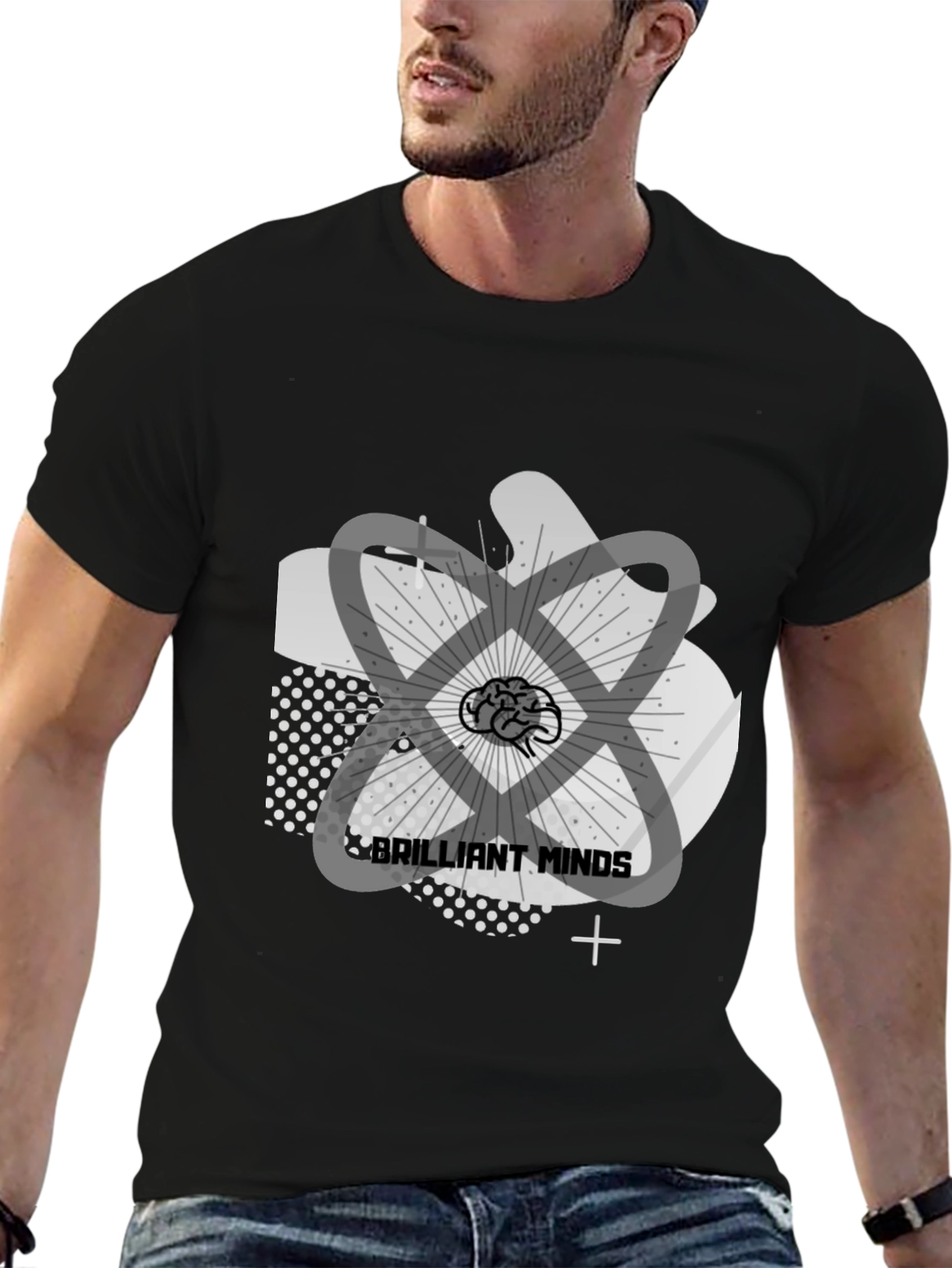 Brilliant Minds Graphic Tee - Smart Casual Fashion