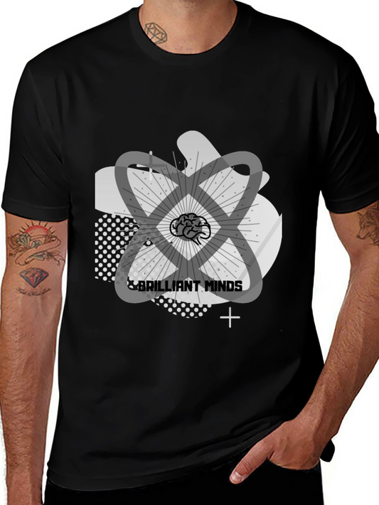 Brilliant Minds Graphic Tee - Smart Casual Fashion