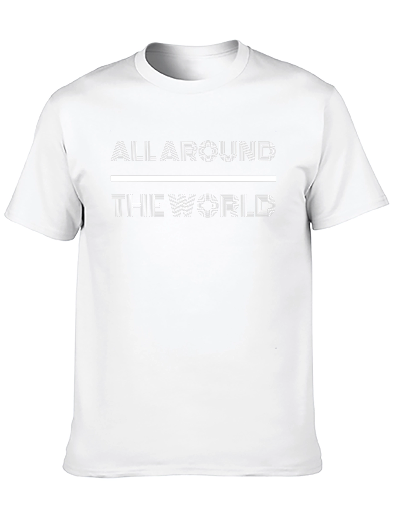 All Around The World Graphic Tee - Black