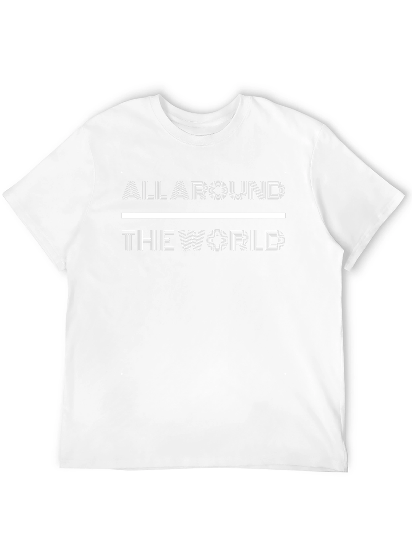 All Around The World Graphic Tee - Black