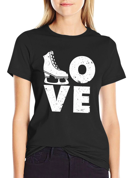 Love Ice Skating Graphic Tee