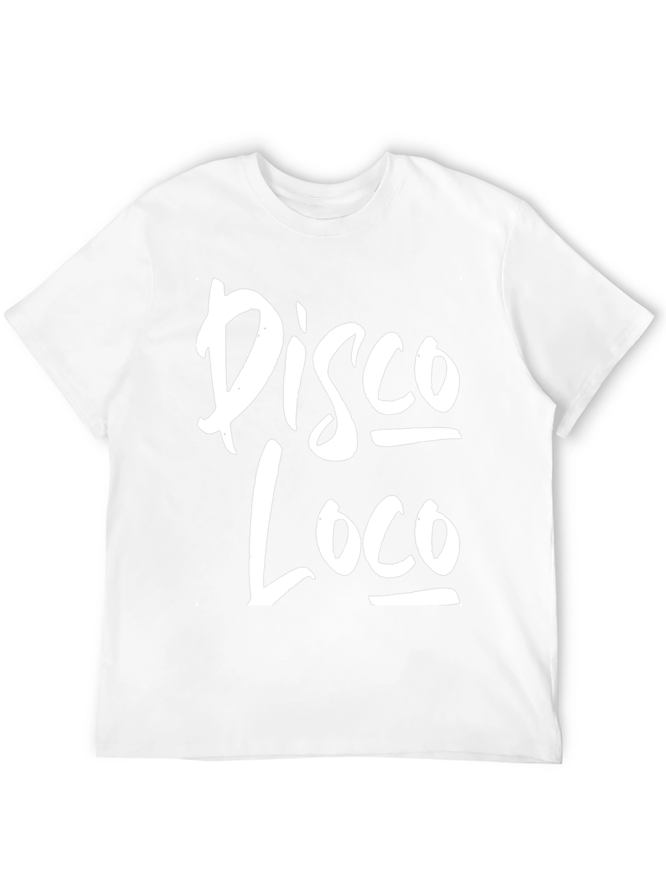 Disco Loco Graphic Tee - Black Cotton T-Shirt