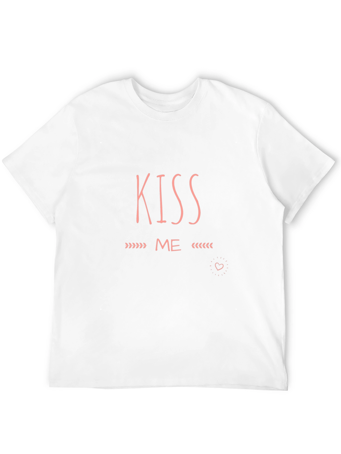 Kiss Me Graphic Tee - Trendy Black T-Shirt