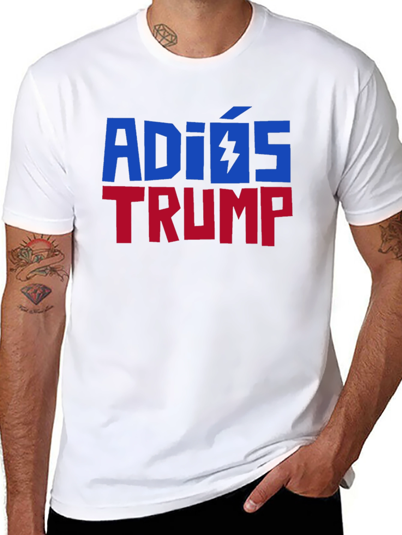 Adios Trump Graphic Tee - Political Statement