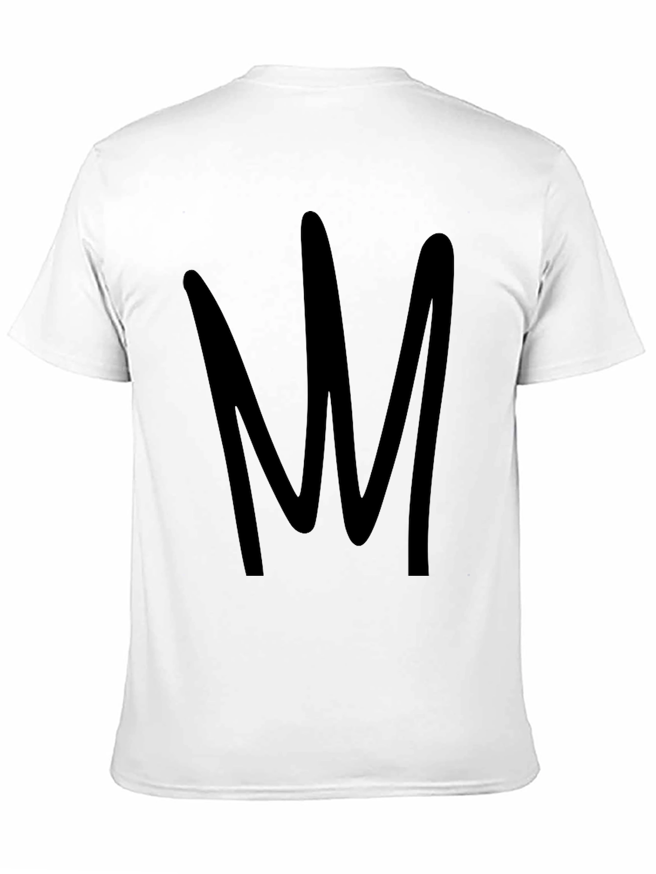 Modern Black Graphic Tee - Abstract Design
