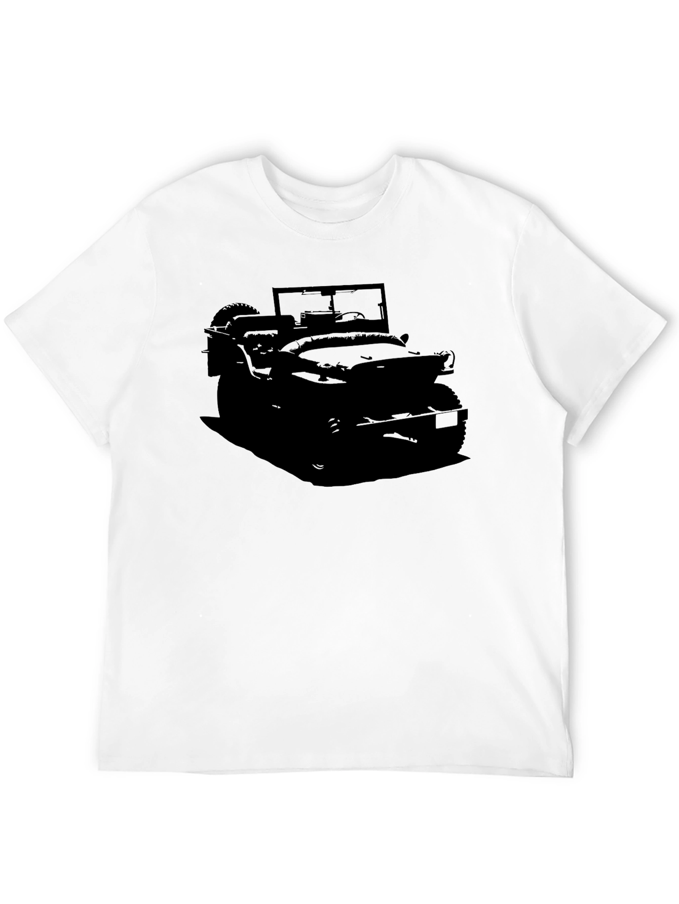 Classic Jeep Silhouette Black T-Shirt