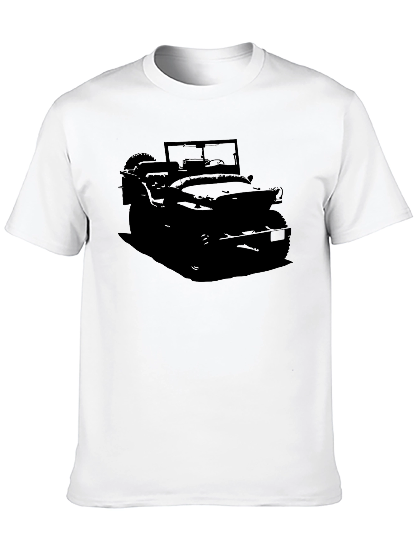 Classic Jeep Silhouette Black T-Shirt