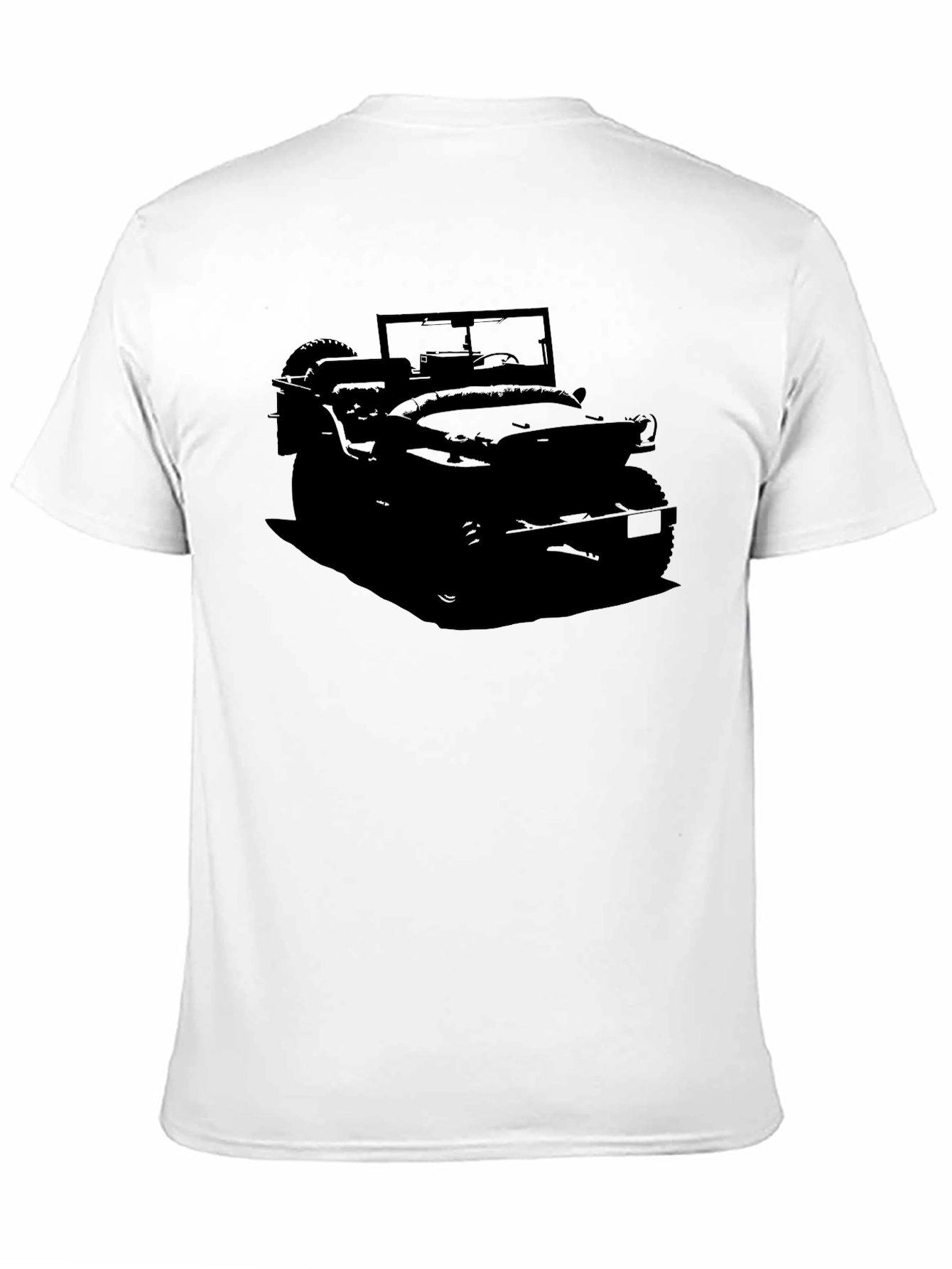 Classic Jeep Silhouette Black T-Shirt