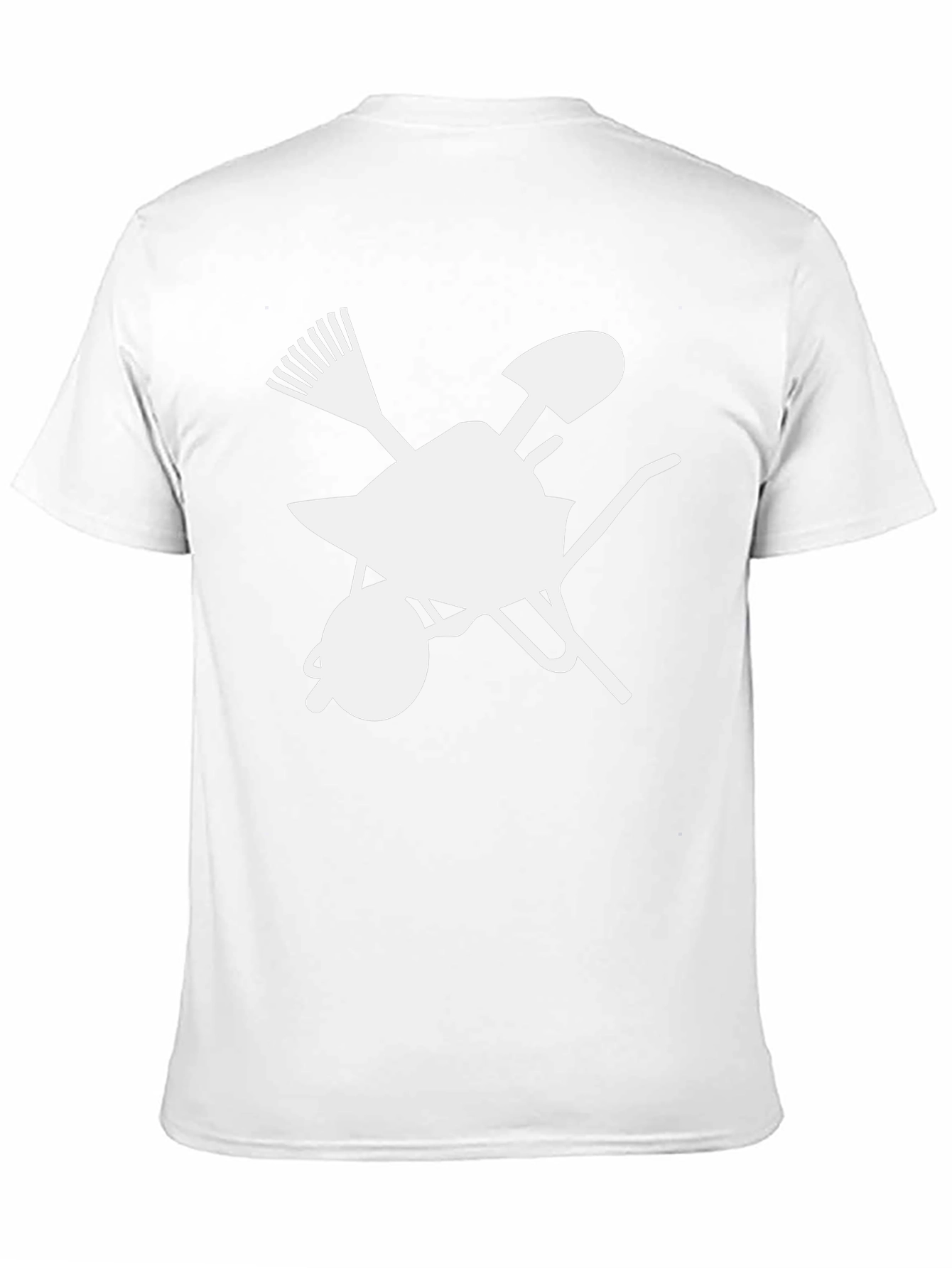 Gardening Tools Graphic Tee - Black Unisex T-Shirt
