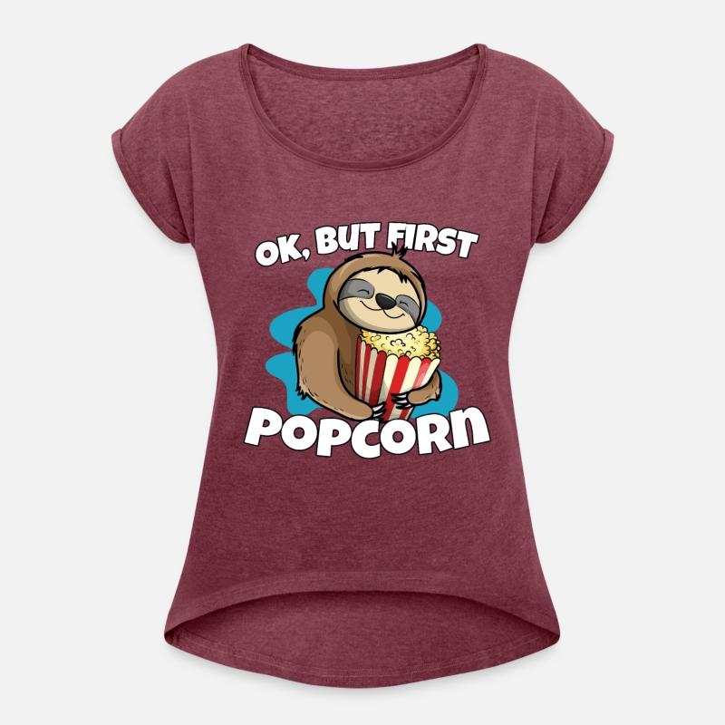 Ok But First Popcorn Sloth Popcorn