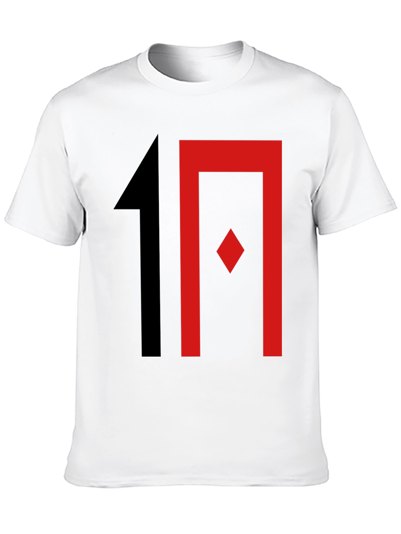 Stylish Graphic Print T-Shirt - Black with Bold Design