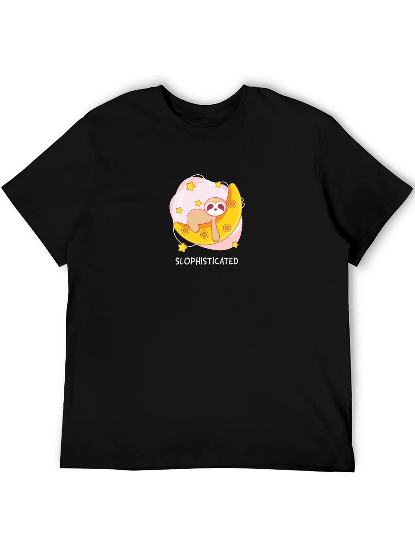 Sloth Moon Graphic T-Shirt - Slophisticated Tee