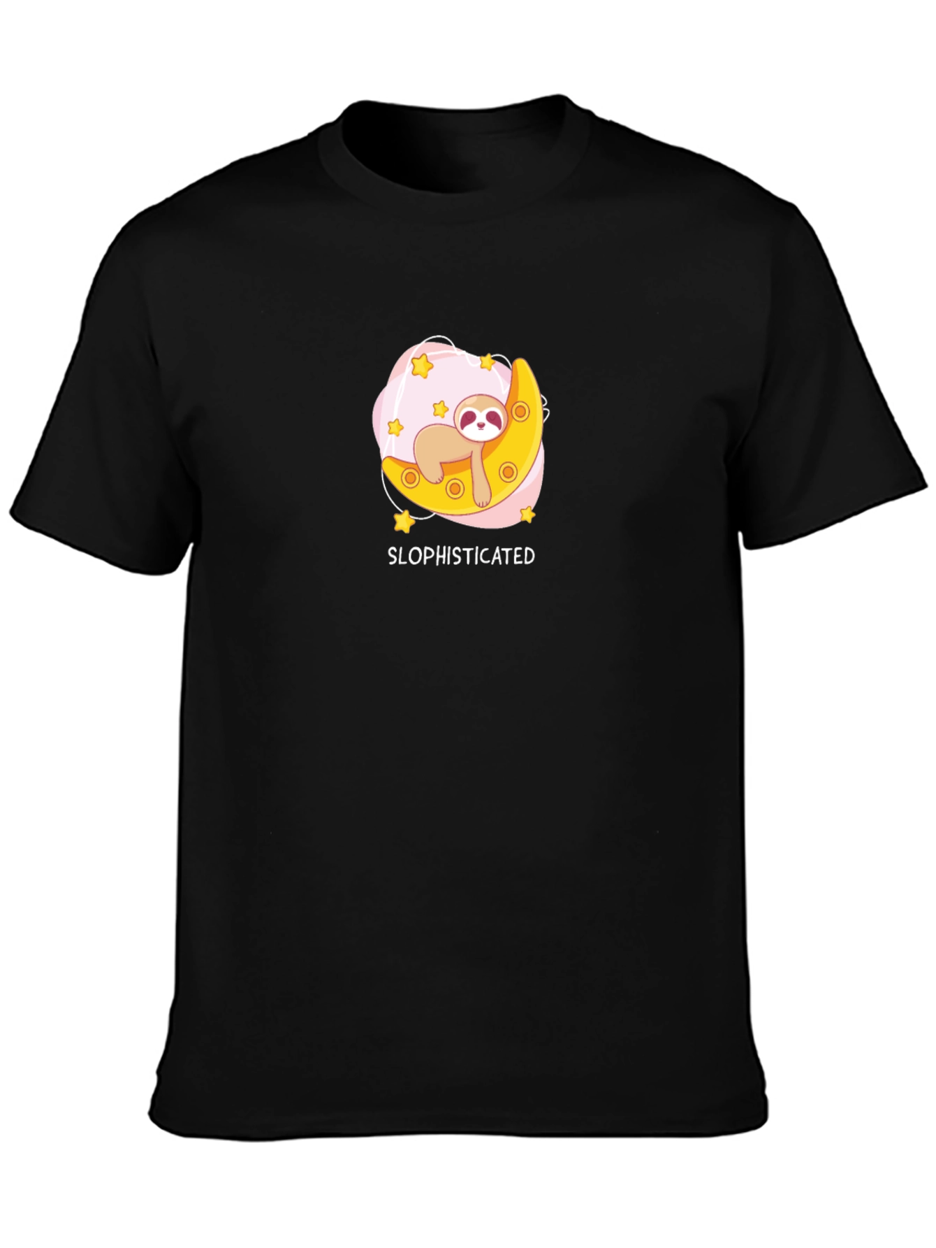Sloth Moon Graphic T-Shirt - Slophisticated Tee