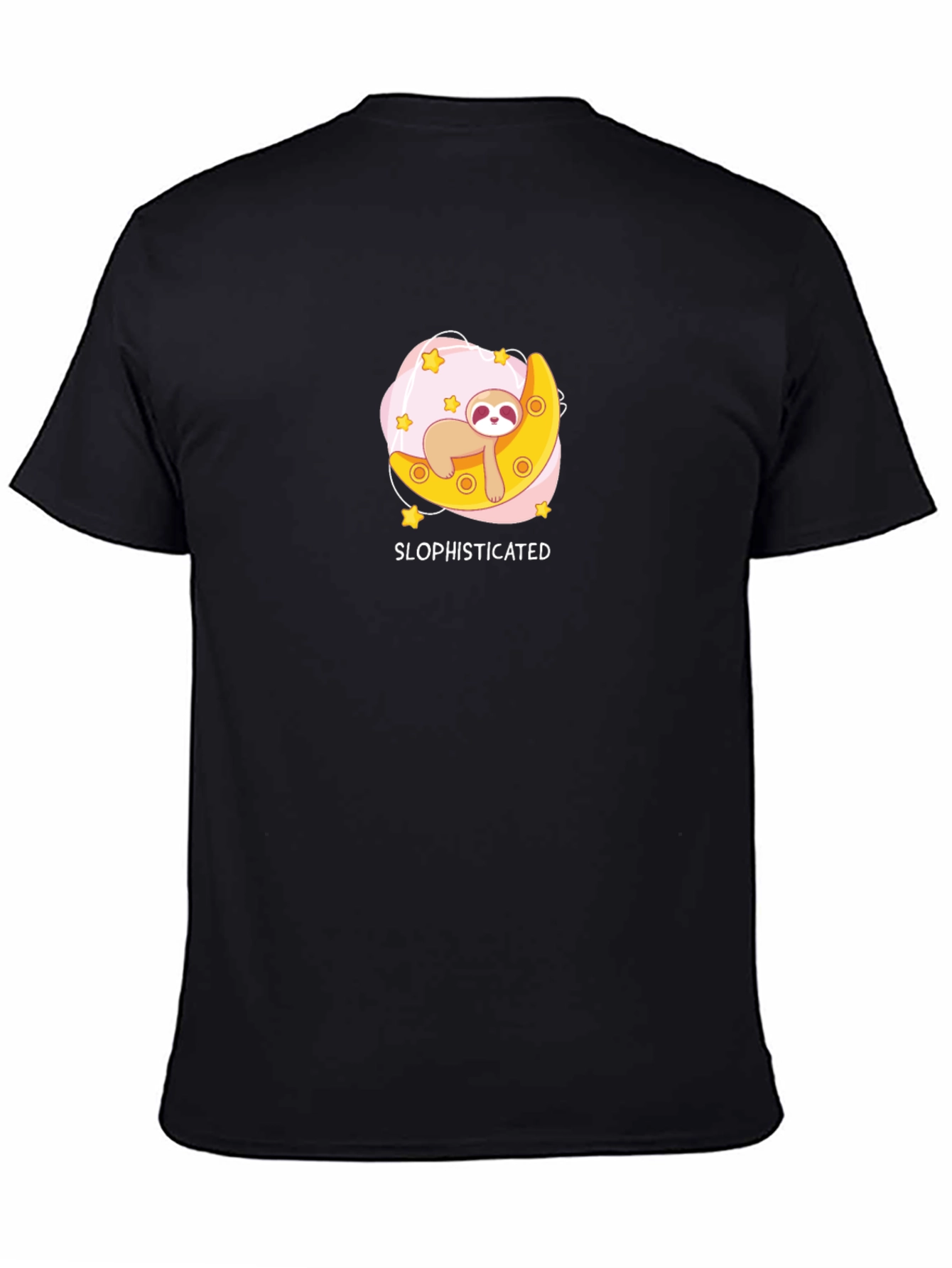 Sloth Moon Graphic T-Shirt - Slophisticated Tee