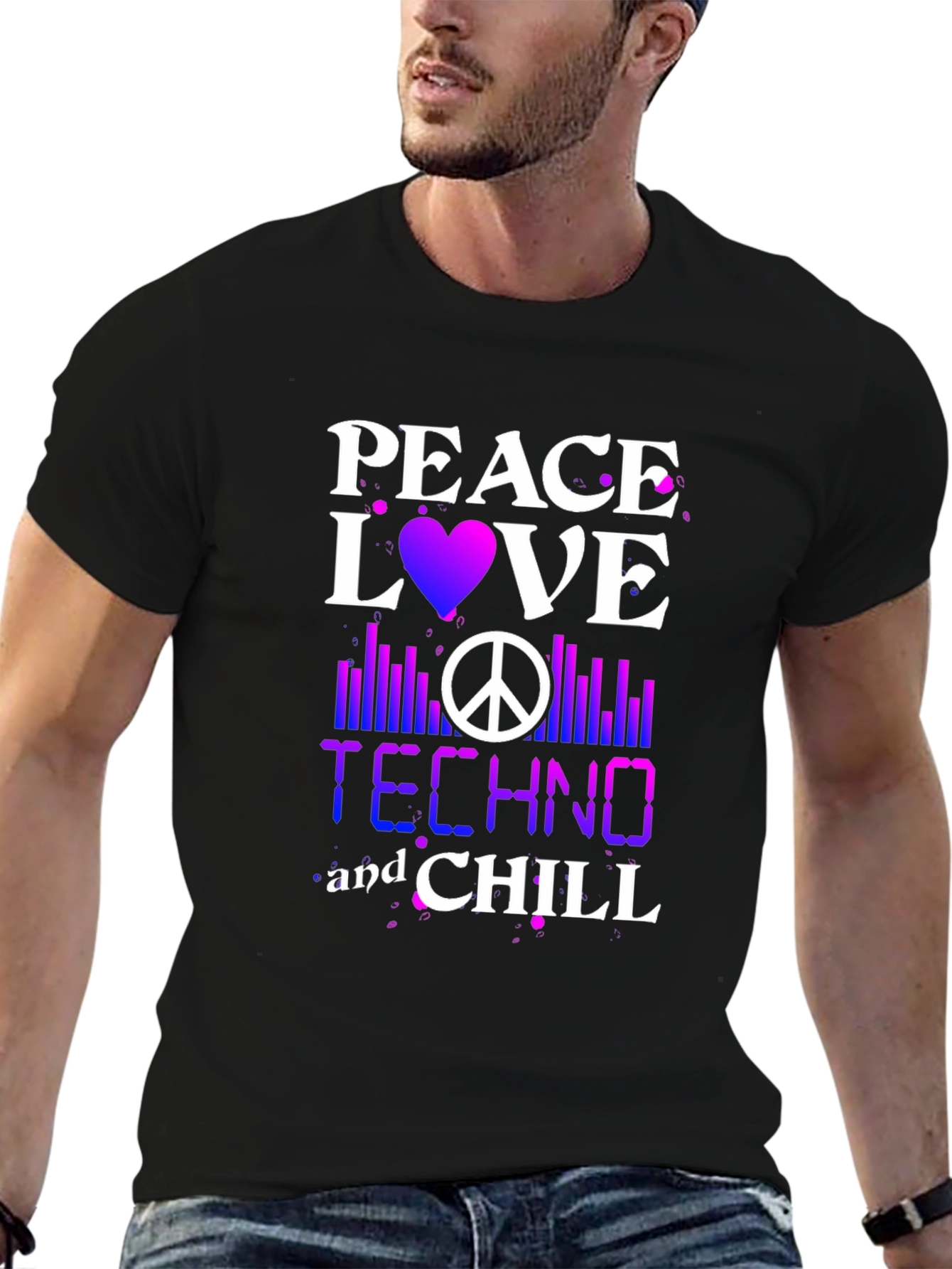 Peace Love Techno Chill T-Shirt