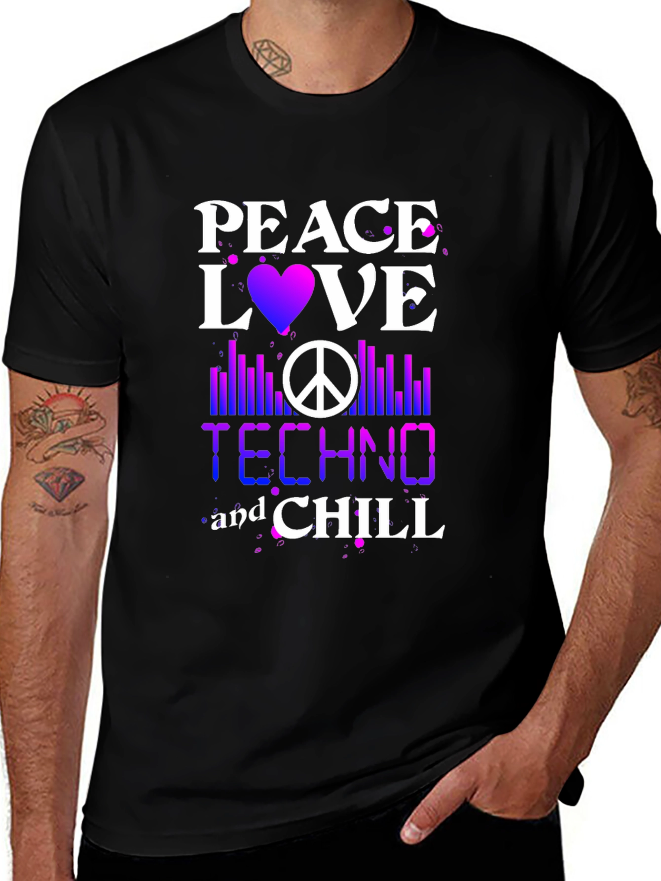 Peace Love Techno Chill T-Shirt