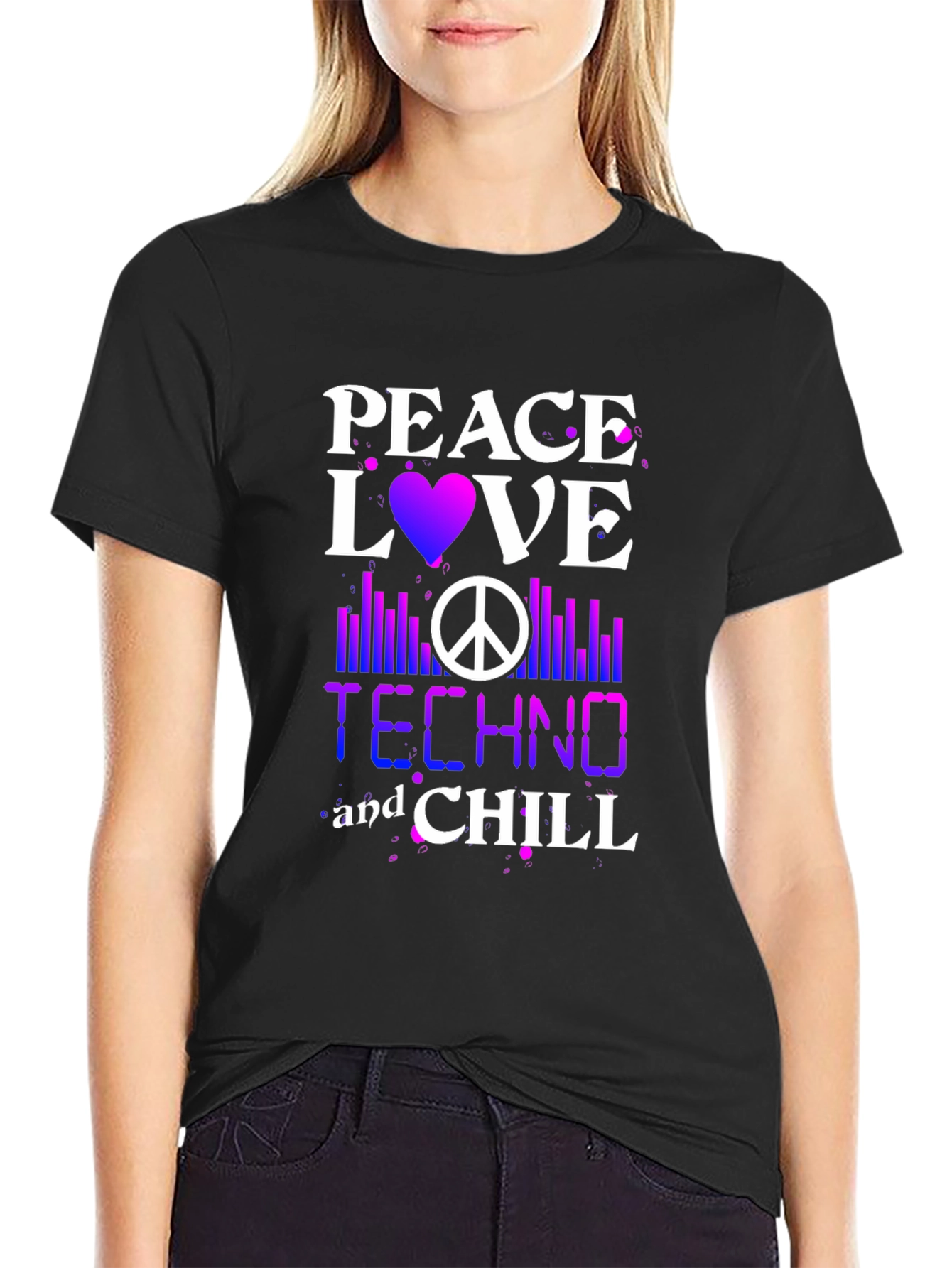 Peace Love Techno Chill T-Shirt
