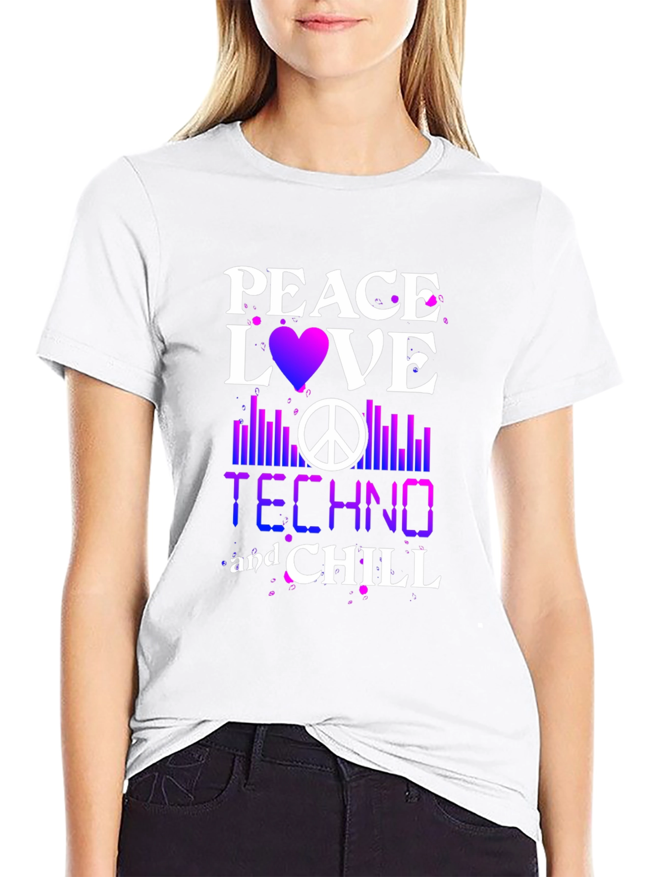 Peace Love Techno Chill T-Shirt