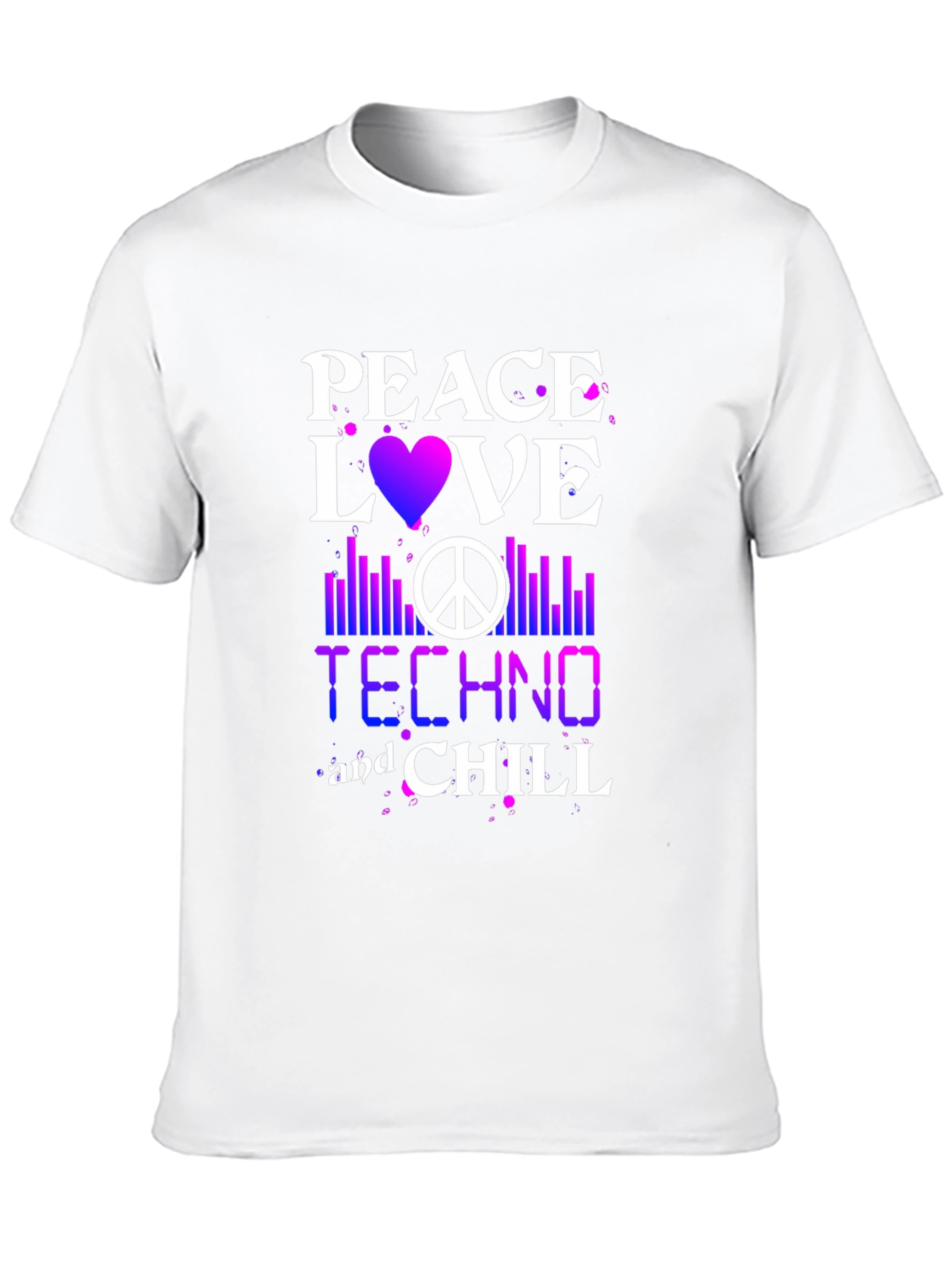 Peace Love Techno Chill T-Shirt