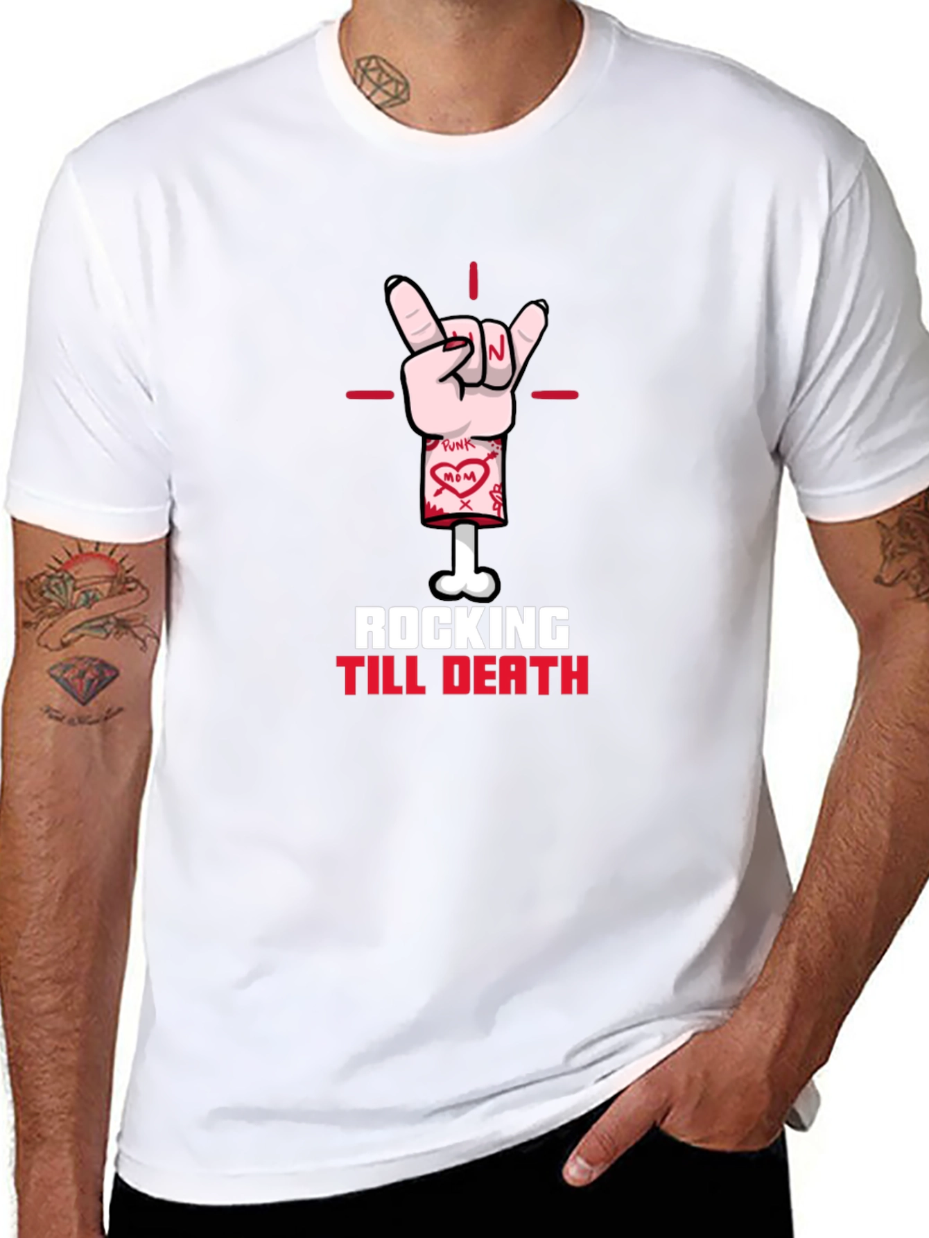 Rocking Till Death Graphic T-Shirt