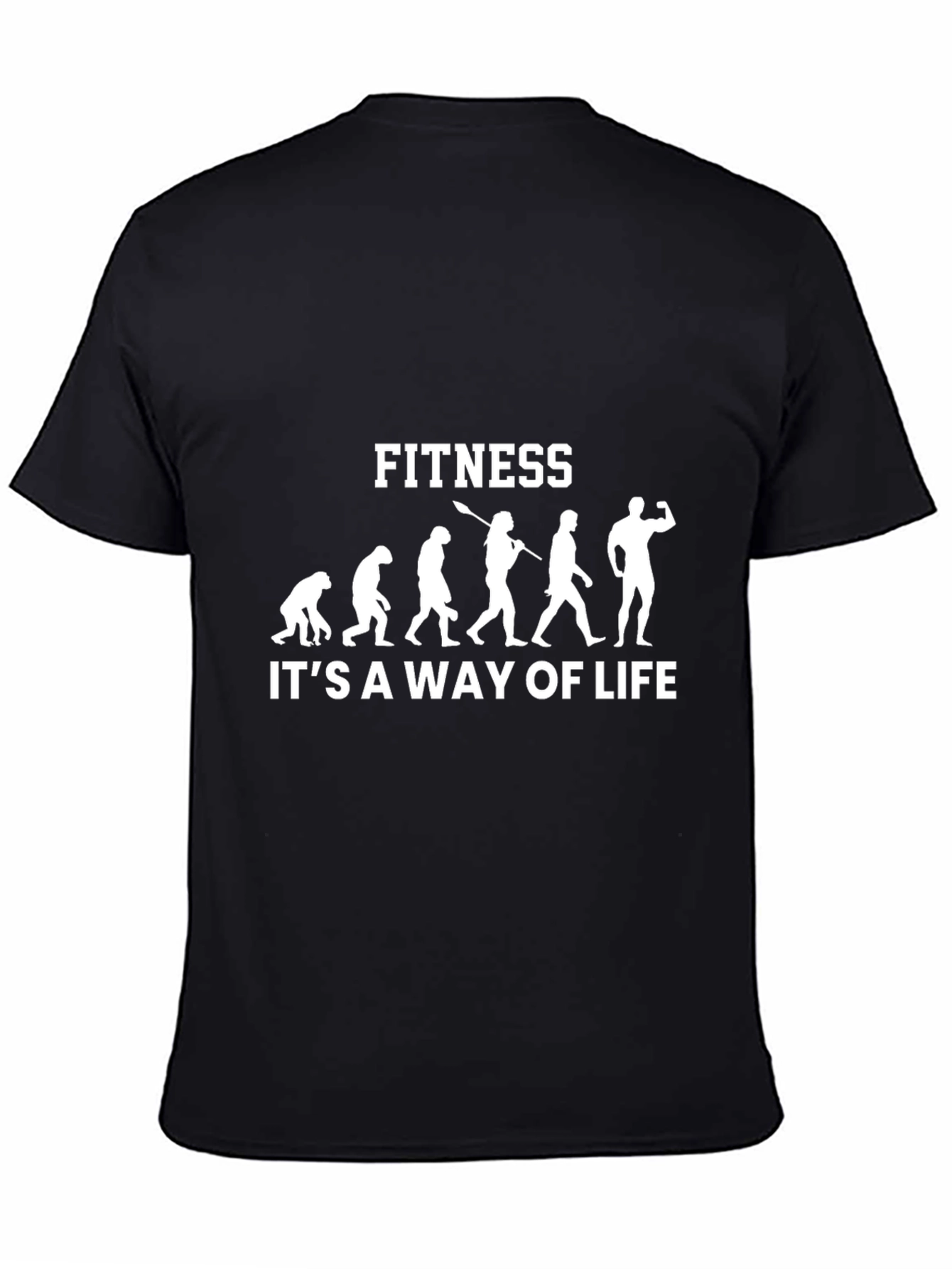 Fitness Evolution Black T-Shirt