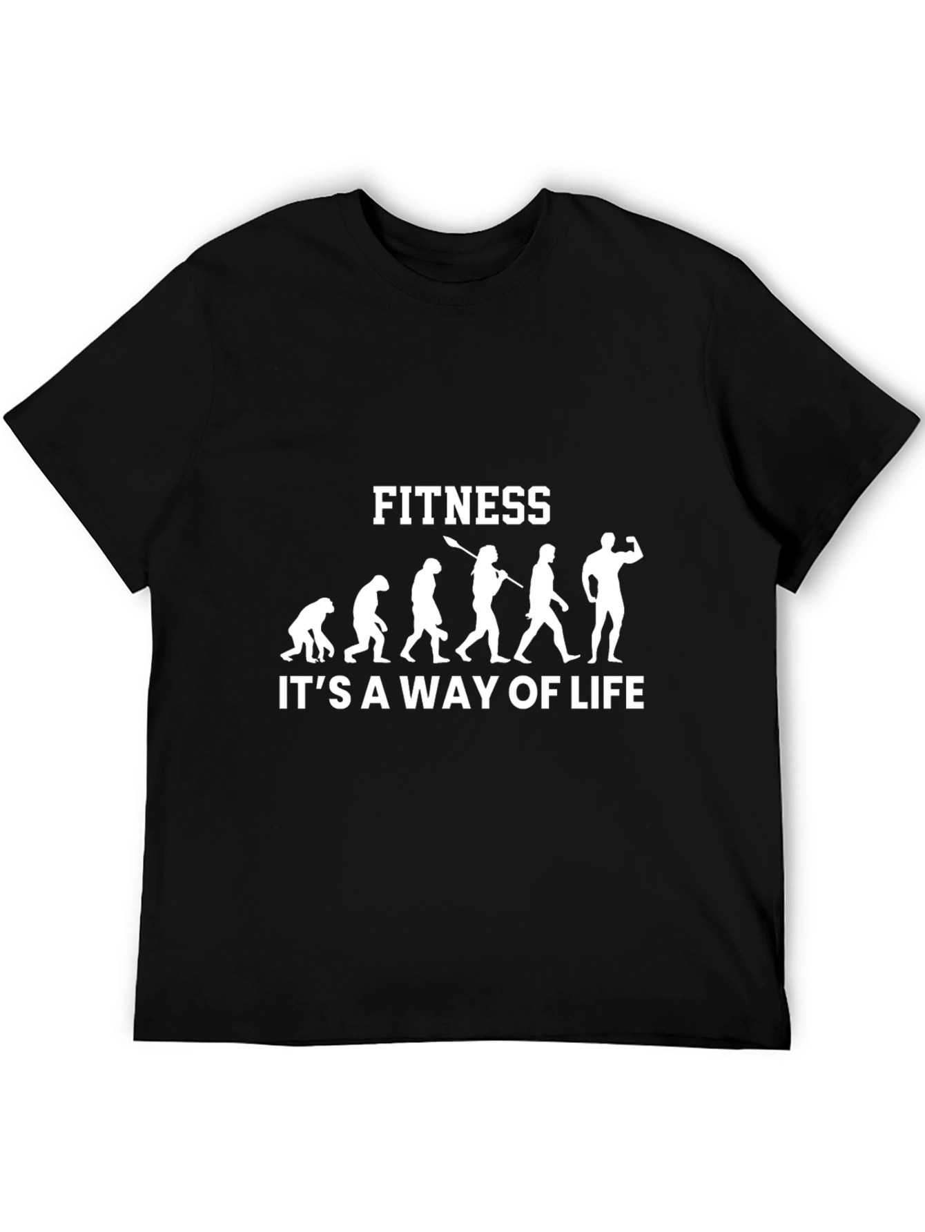 Fitness Evolution Black T-Shirt