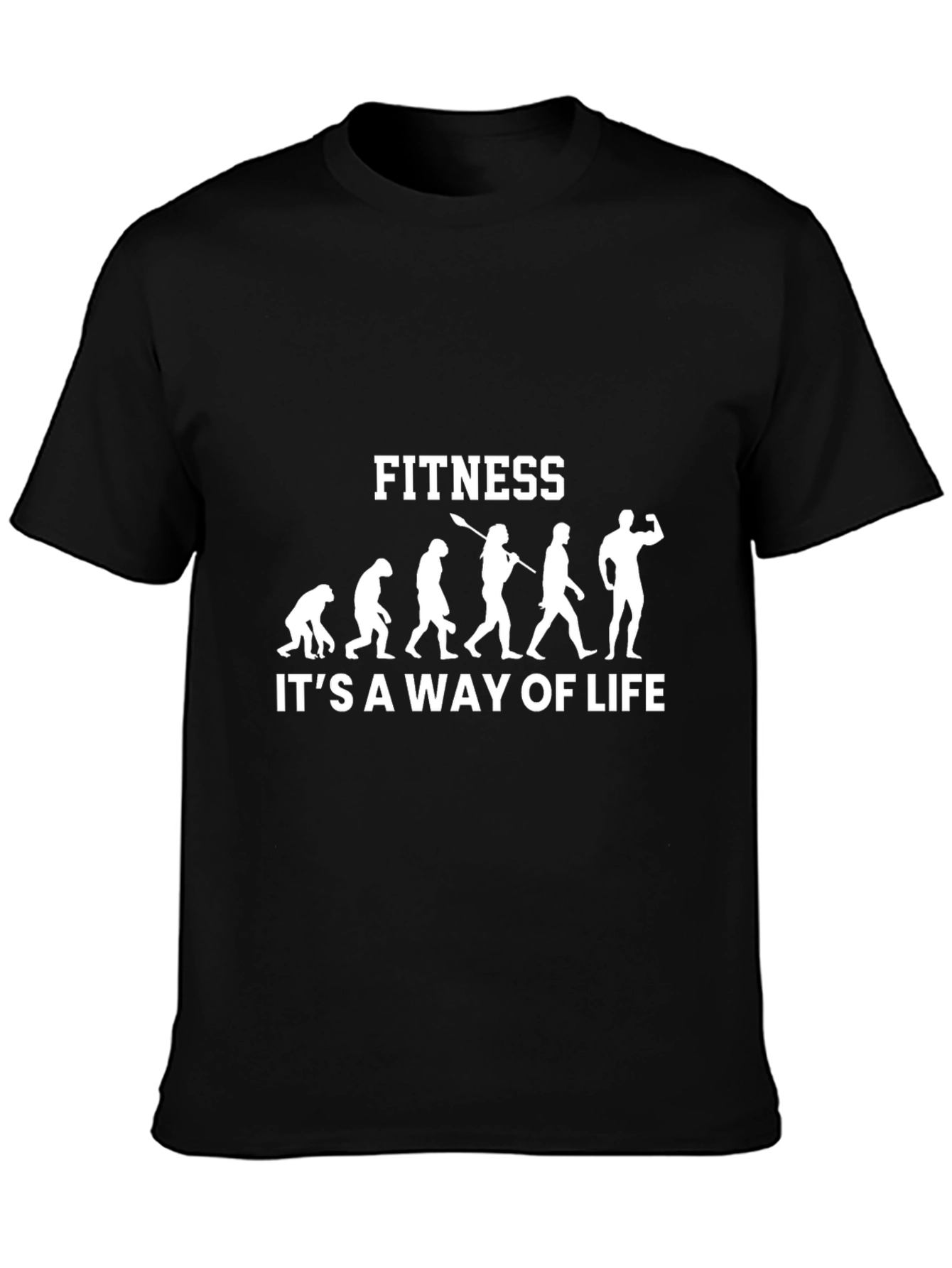 Fitness Evolution Black T-Shirt