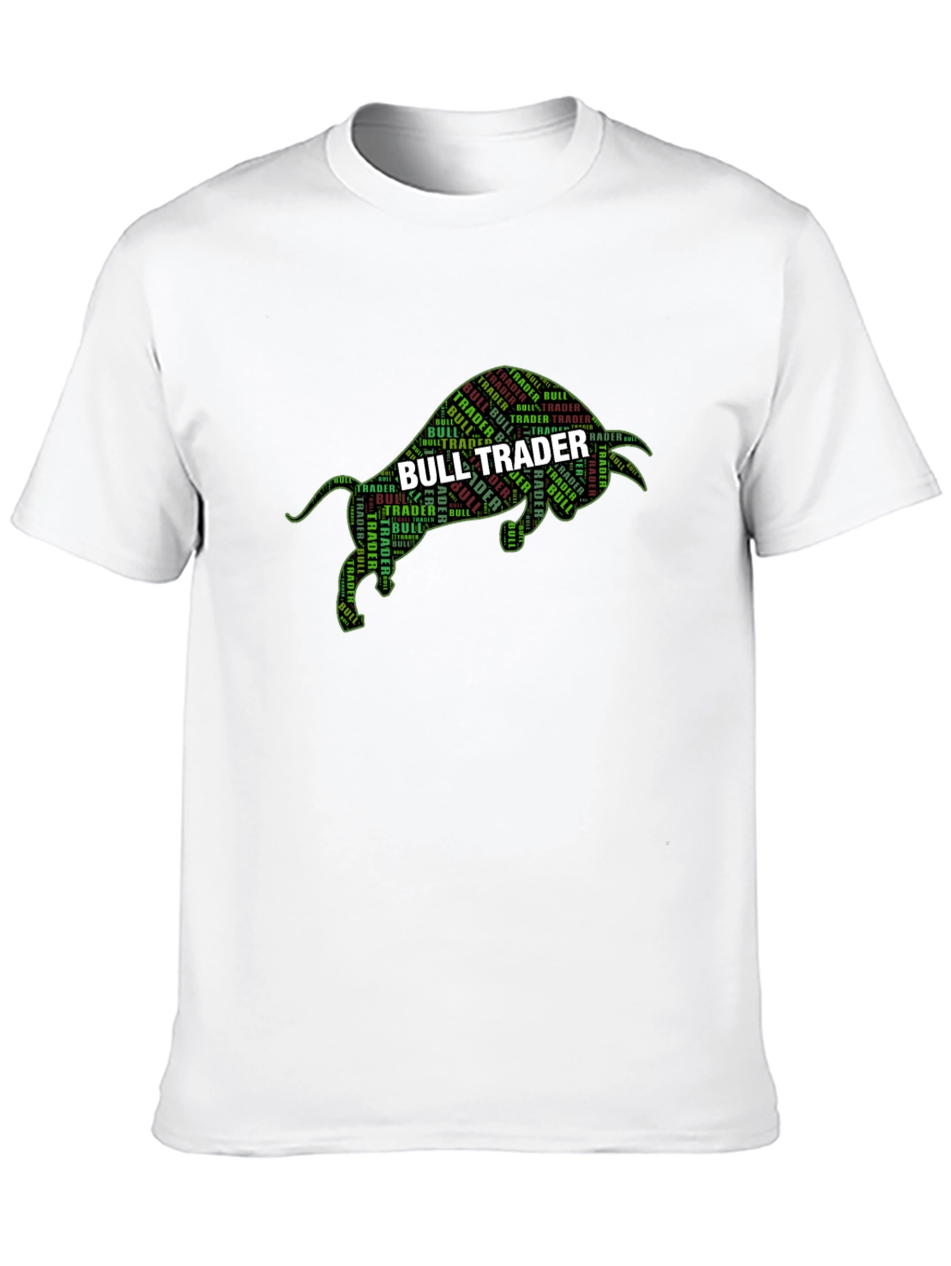 Bull Trader Graphic Tee - Black Crewneck