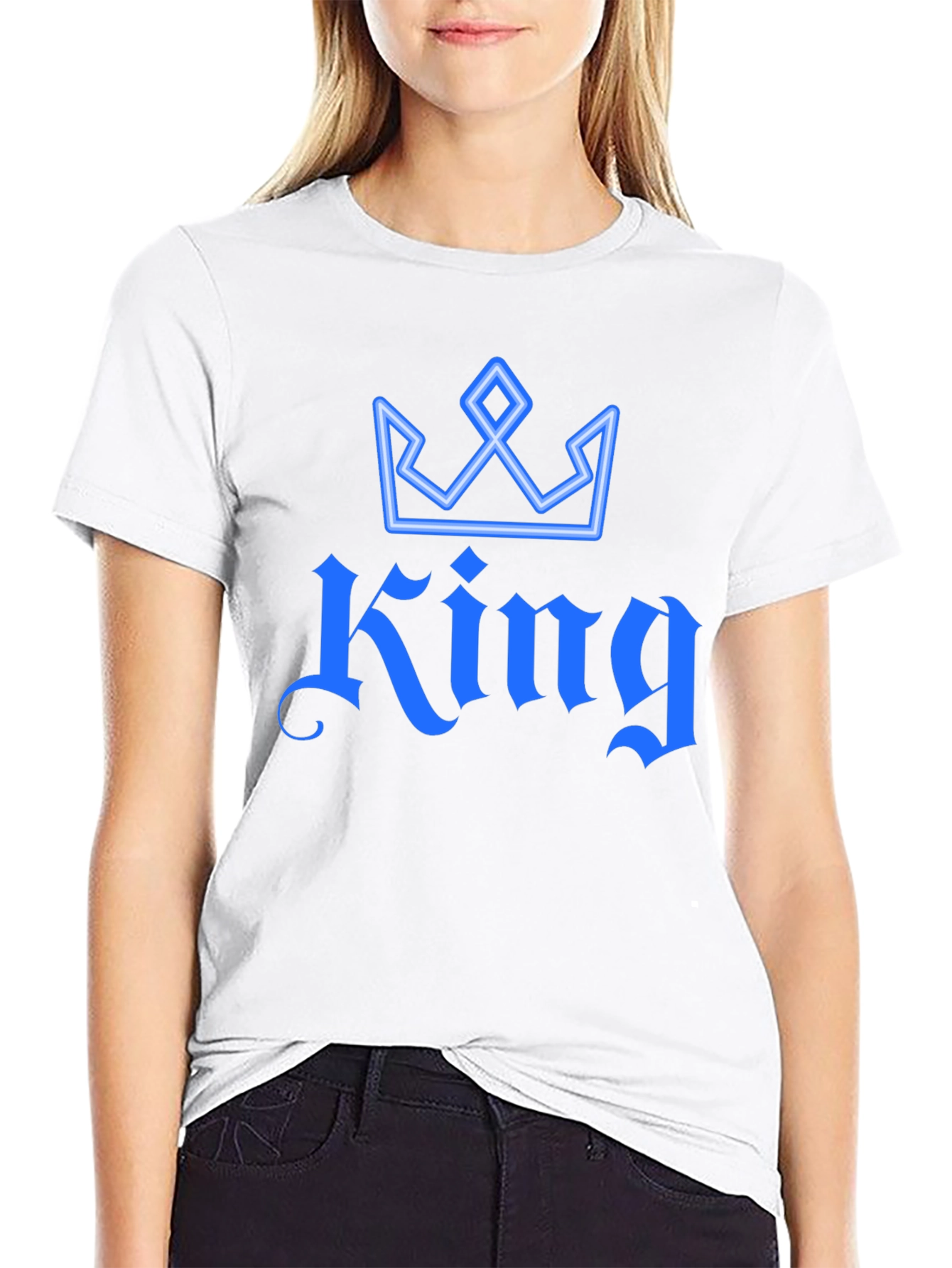 King Crown Graphic Print T-Shirt