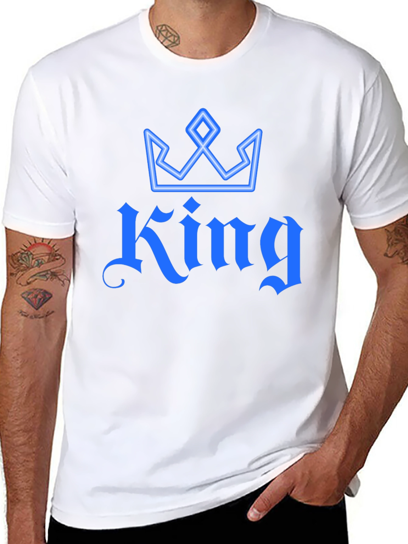 King Crown Graphic Print T-Shirt