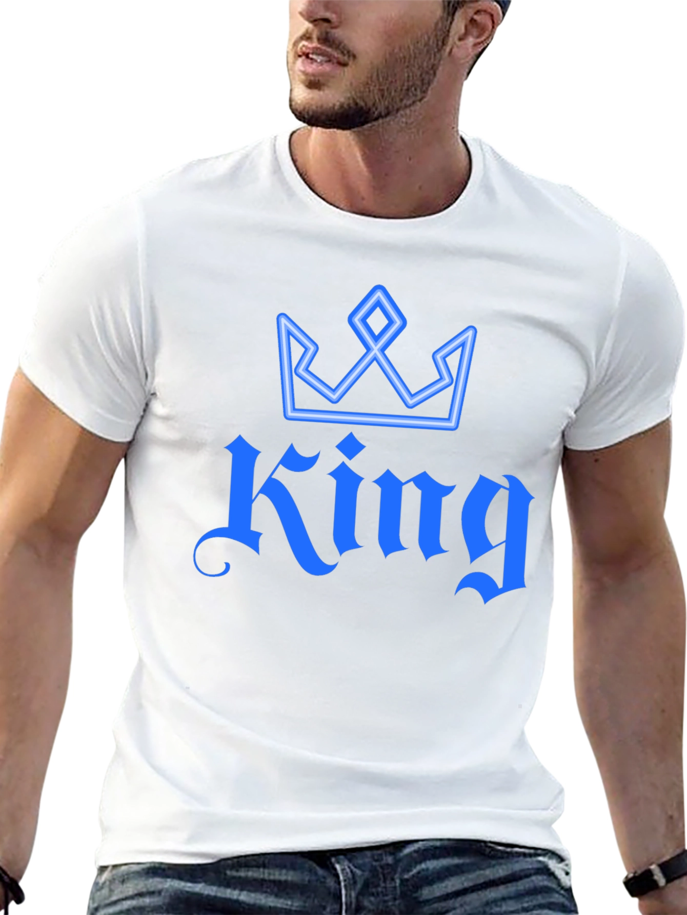 King Crown Graphic Print T-Shirt