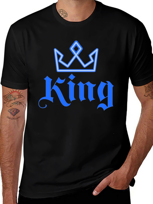 King Crown Graphic Print T-Shirt