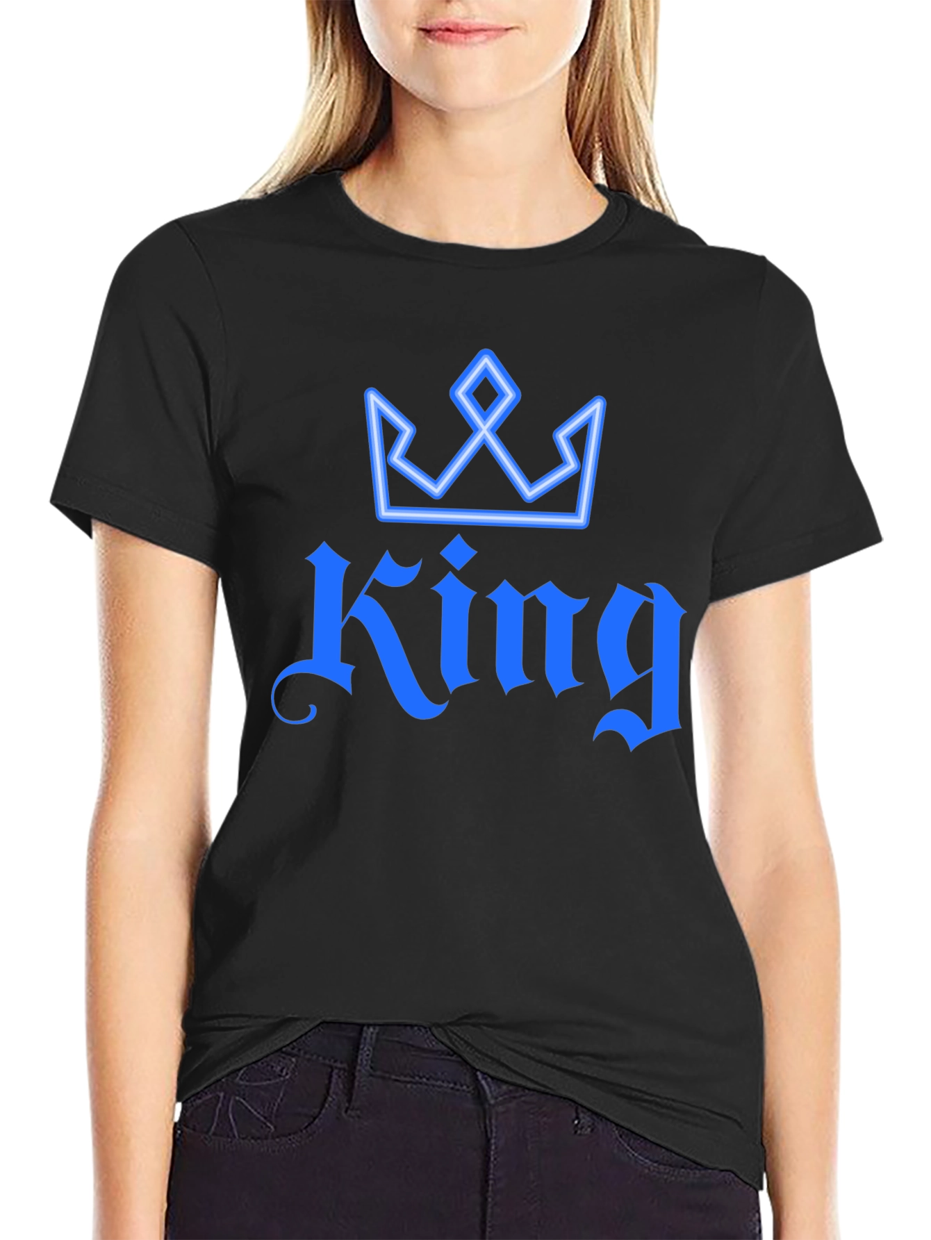 King Crown Graphic Print T-Shirt