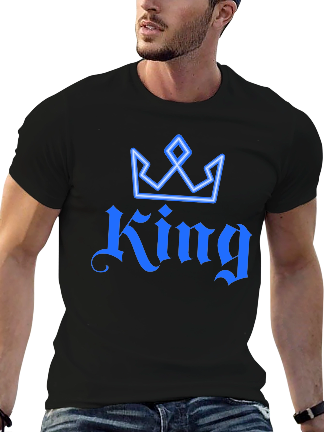 King Crown Graphic Print T-Shirt