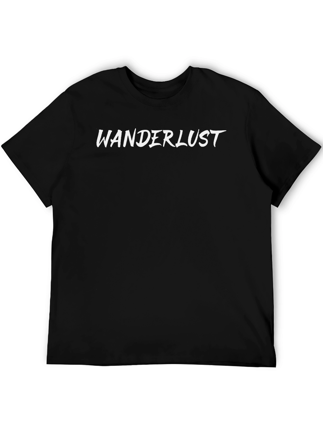Wanderlust Black T-Shirt
